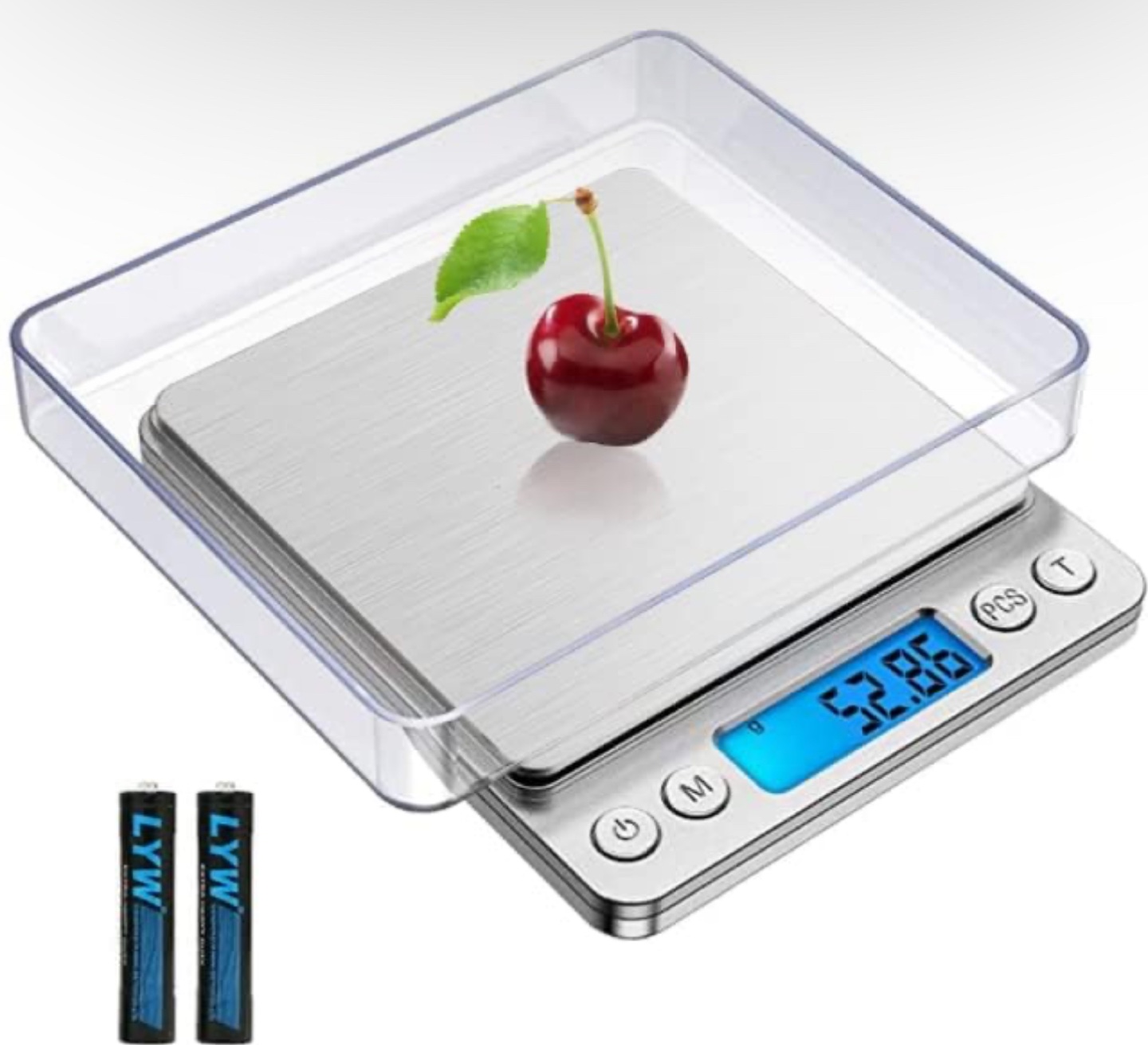 Small Digital Food Kitchen Scale 500g by 0.01Gram/0.001Ounce