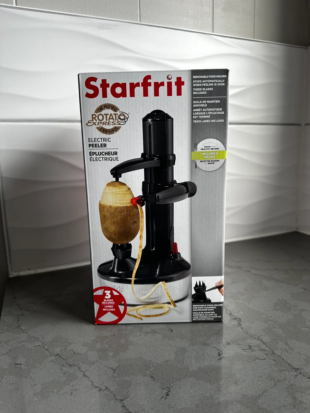 Starfrit Rotato Express Electric Peeler #ThriftyPicks image indicator(2)