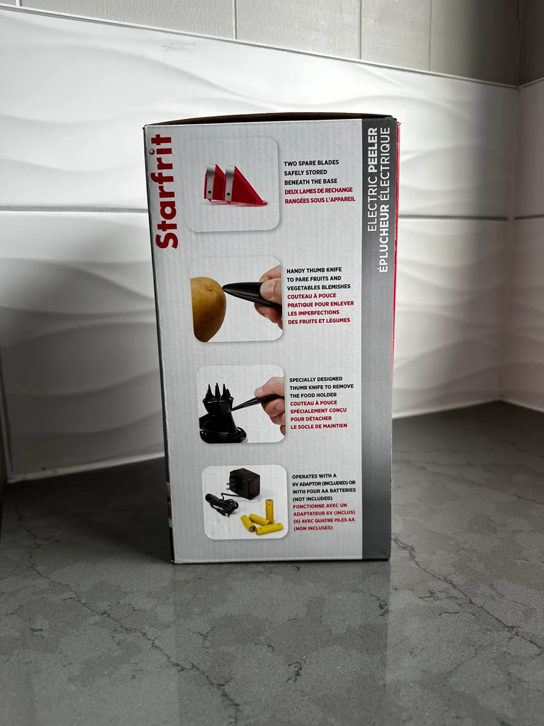 Starfrit Rotato Express Electric Peeler #ThriftyPicks image indicator(3)