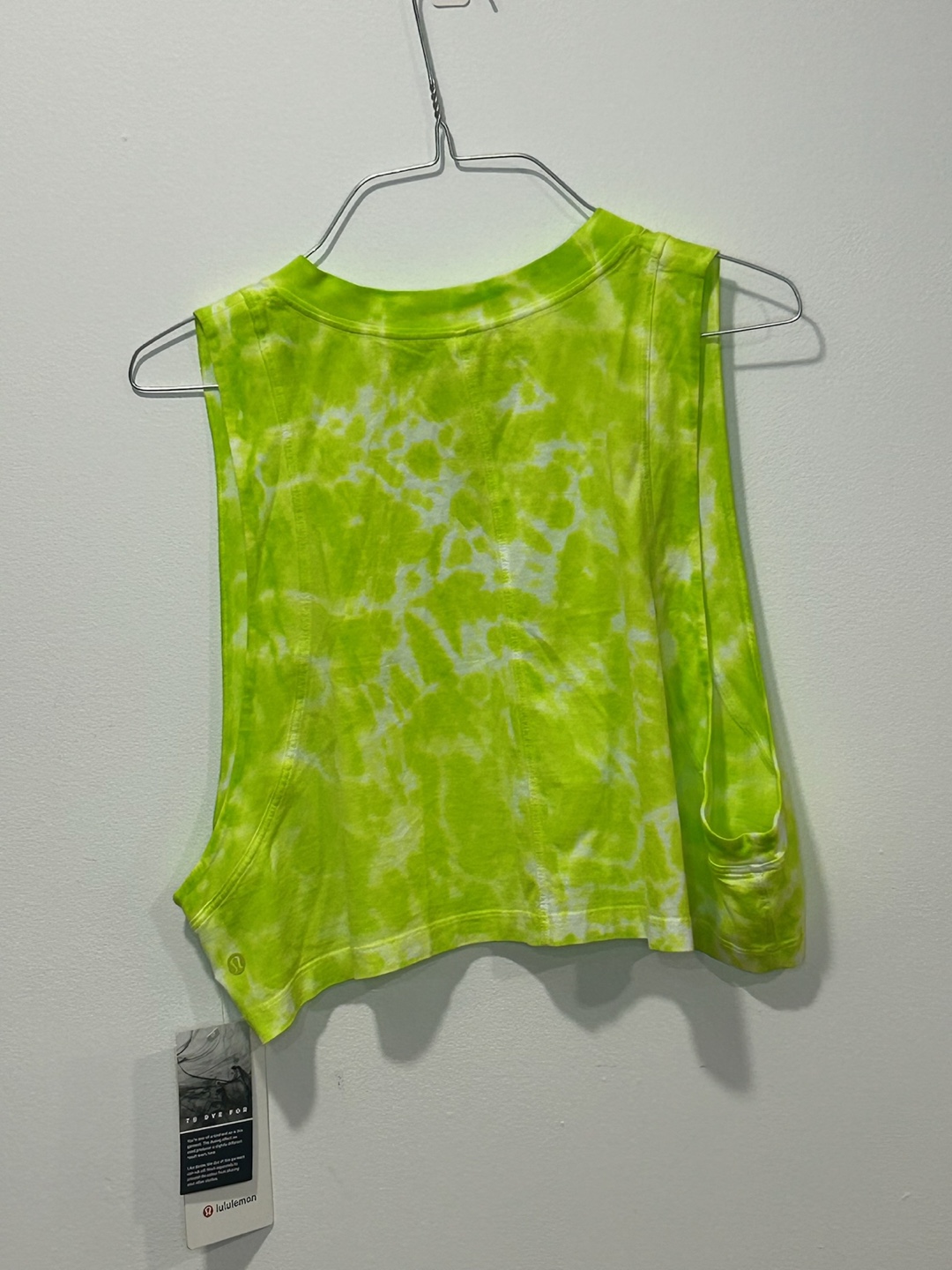 Lululemon All Yours Crop Tank Tie Dye Size 12 NWT - photo 2