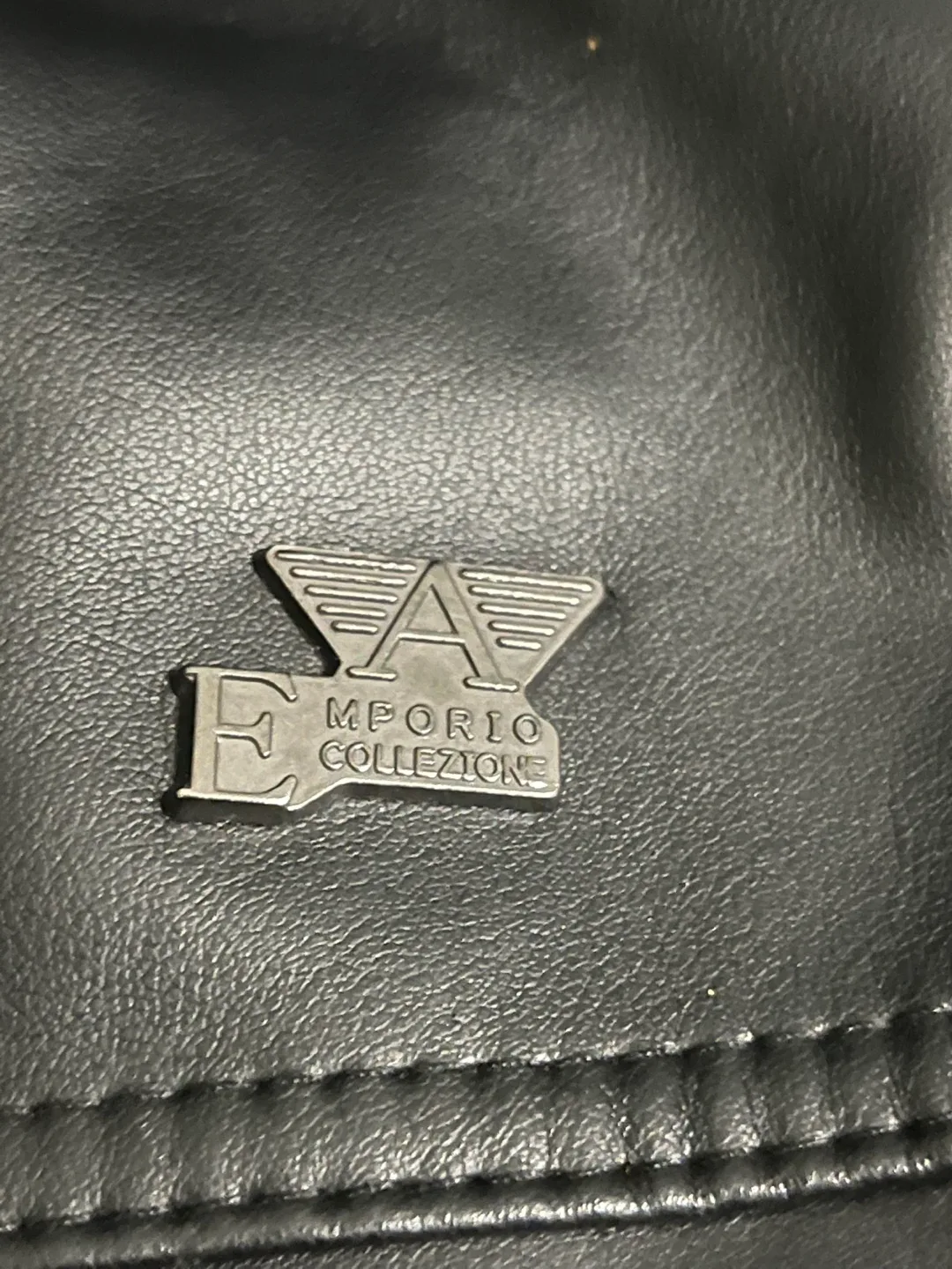 Emporio Armani Leather Jacket image indicator(3)