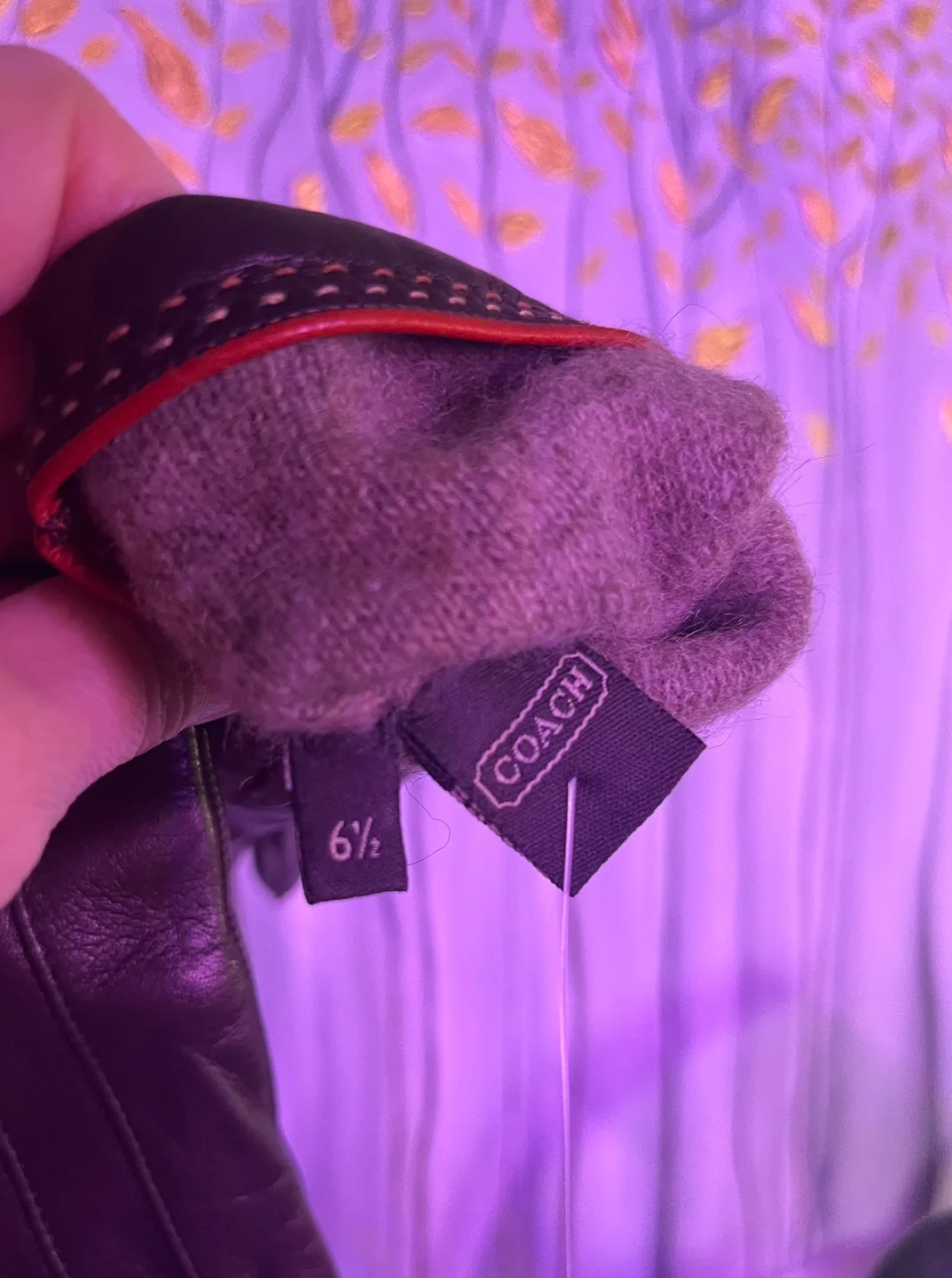 Coach Leather Gloves image indicator(5)