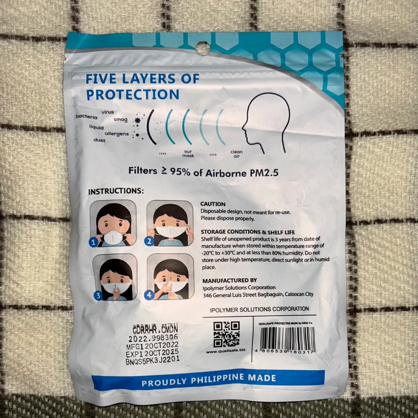 Kids Protective Masks (3-pack) image indicator(4)