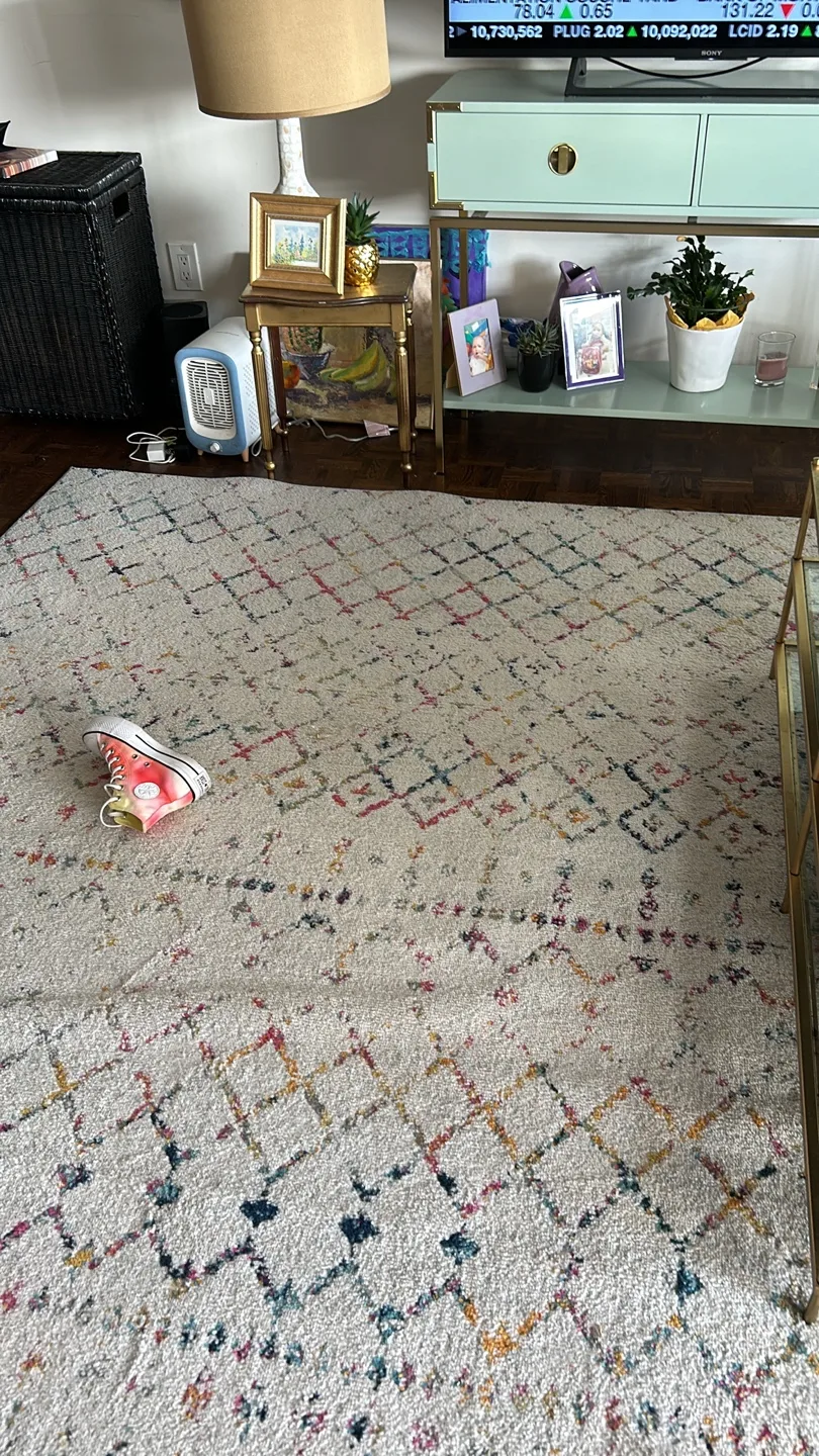 Large Area Rug, Multicoloured Geometric Design image indicator(3)