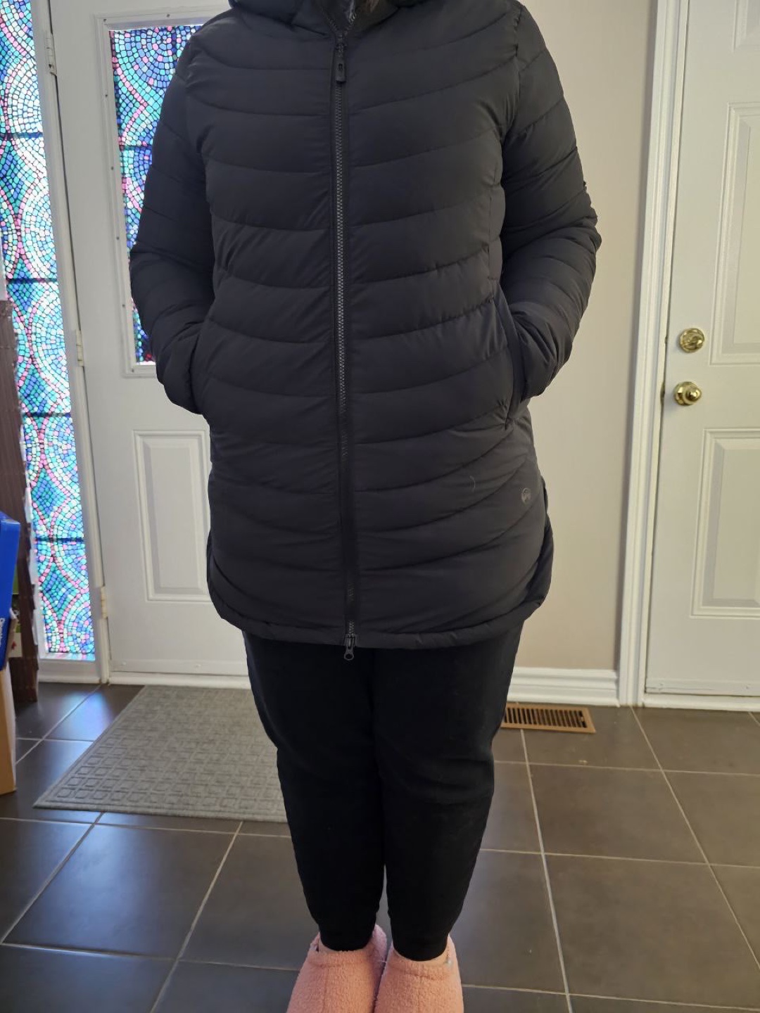 Women's Wind River Outfitting Co. Black Puffer Jacket - Size XL