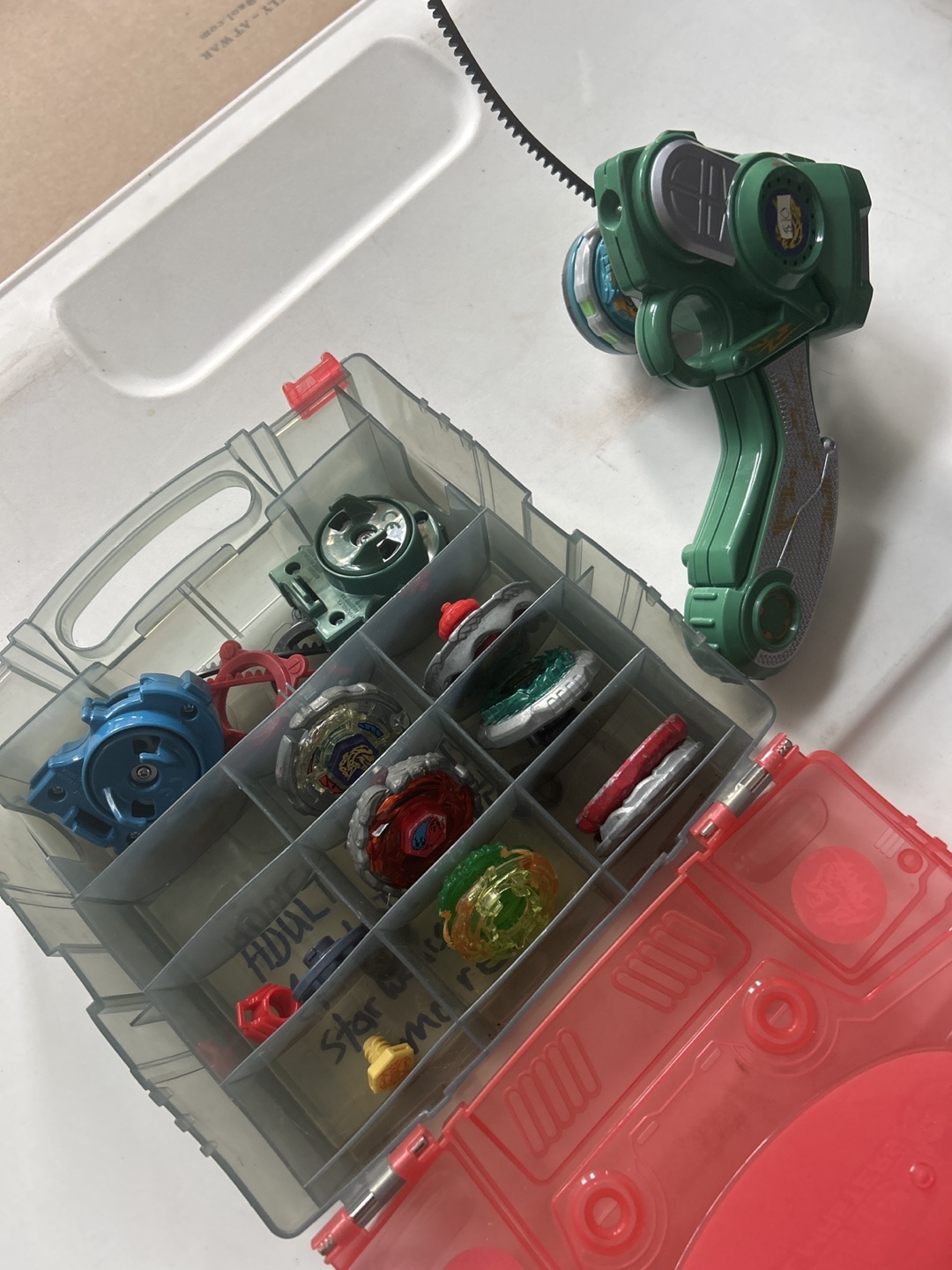 Beyblade Metal Masters Launcher and Storage Case with Beyblades - photo 2