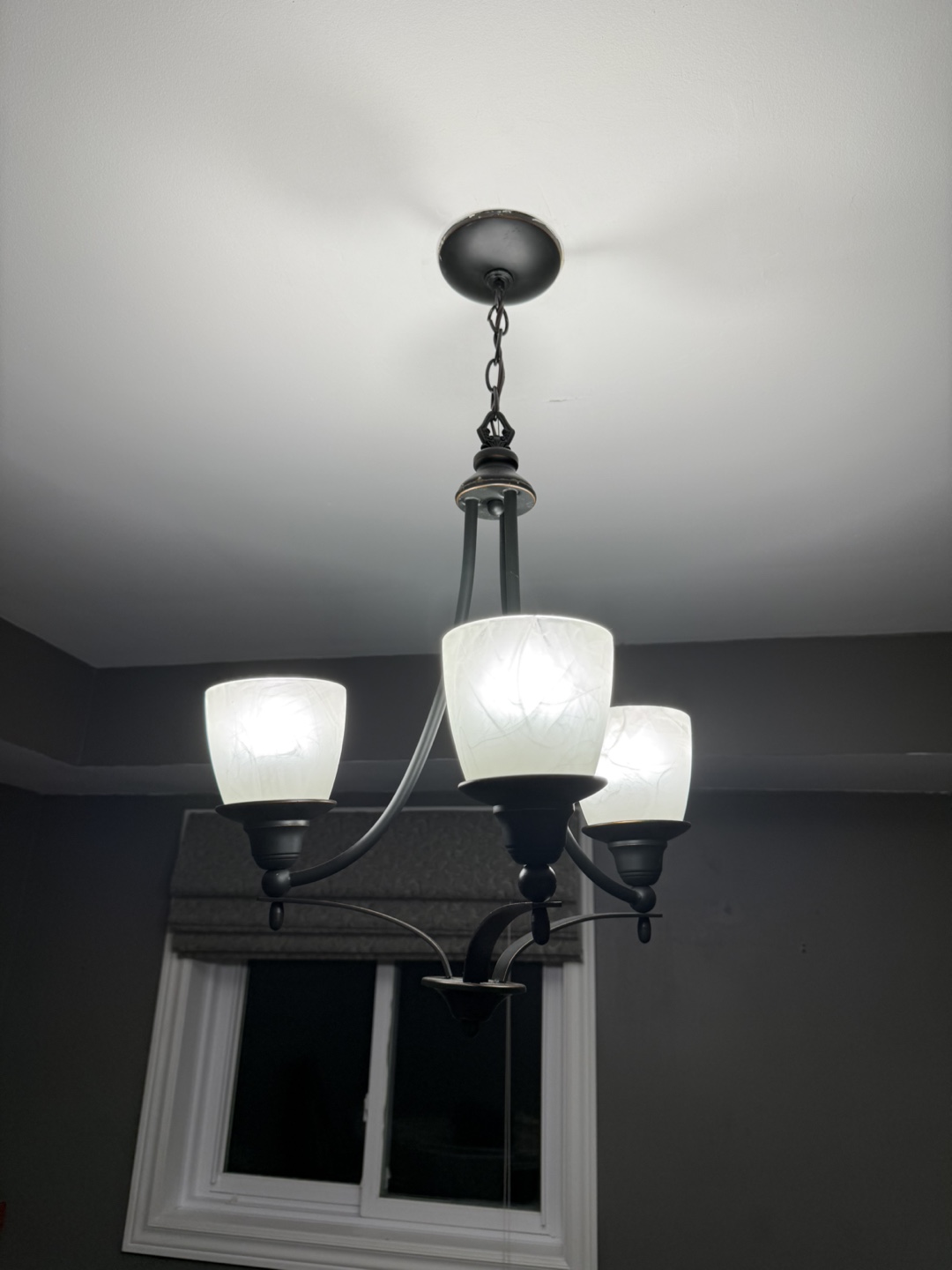 3-Light Chandelier, Oil-Rubbed Bronze Finish - photo 2