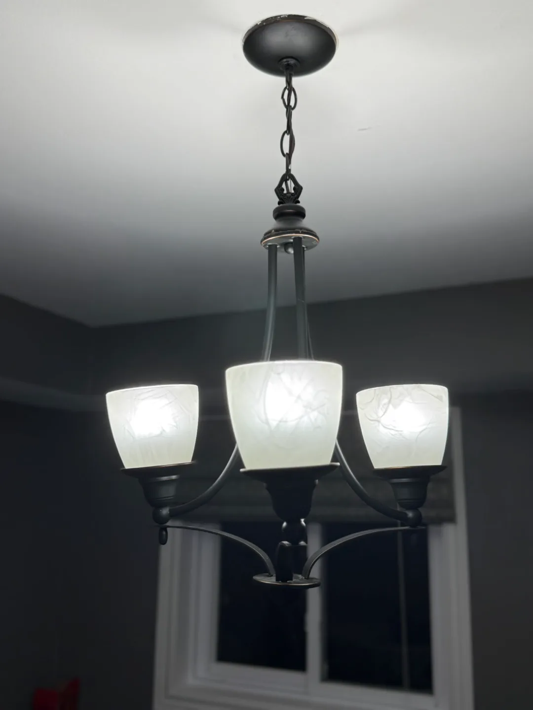 3-Light Chandelier, Oil-Rubbed Bronze Finish image indicator(3)