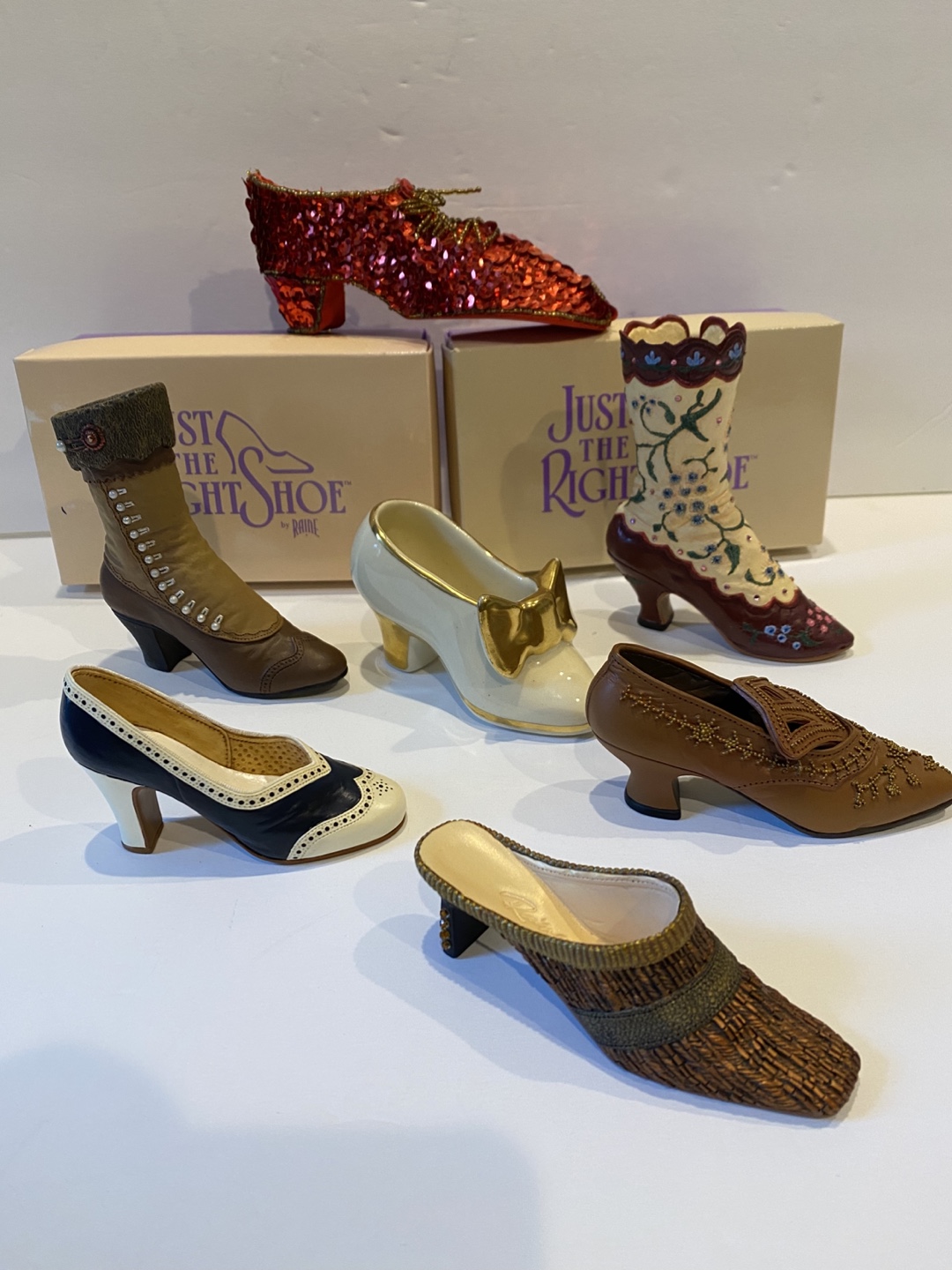 Just The Right Shoe Miniature Shoe Collection