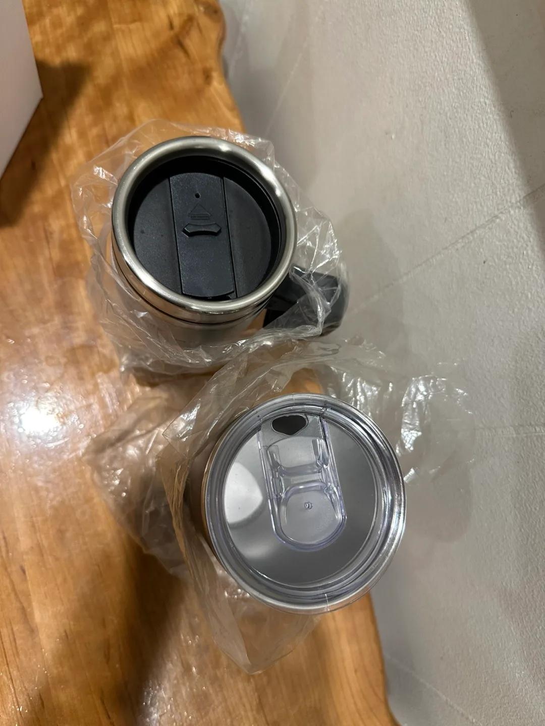 Two Stainless Steel Travel Mugs image indicator(2)
