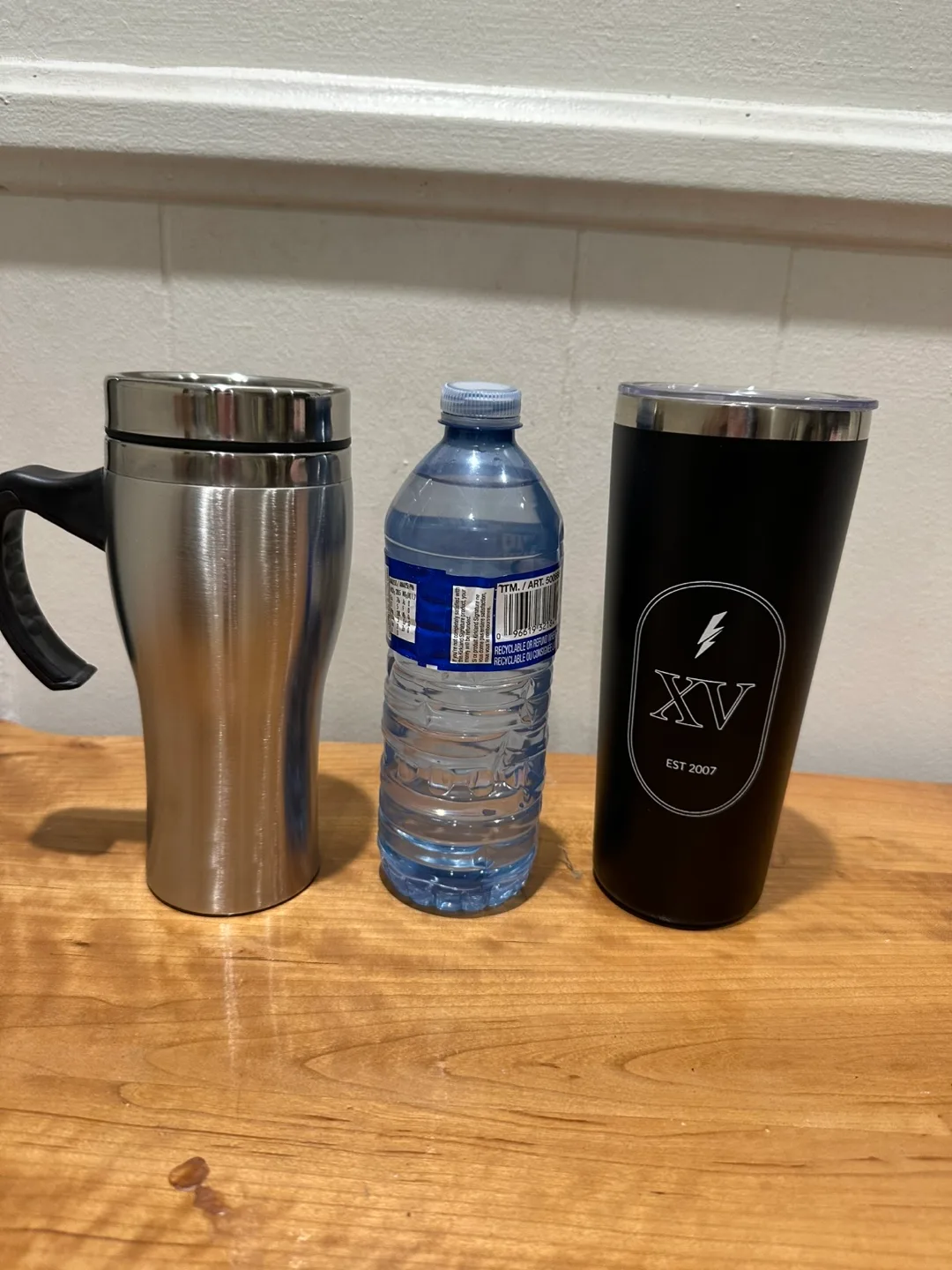 Two Stainless Steel Travel Mugs image indicator(3)
