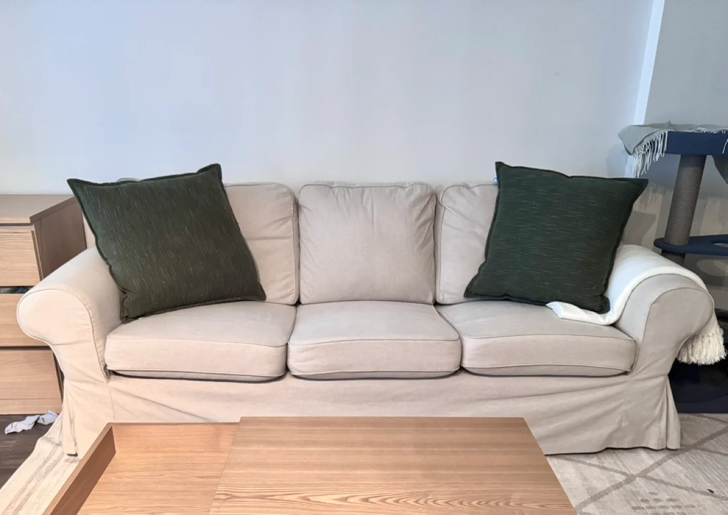 IKEA Ektorp Sofa - Beige thumbnail
