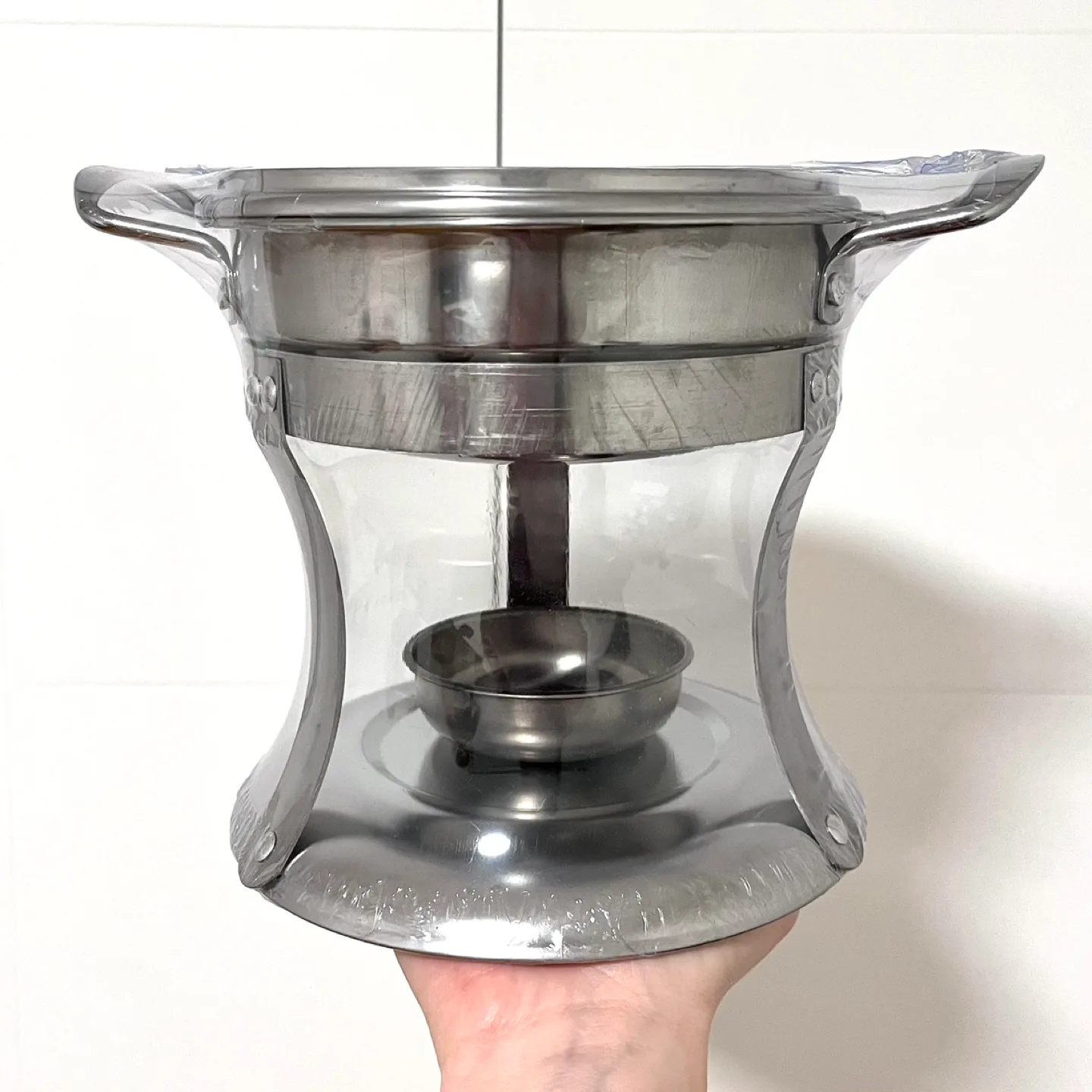Stainless Steel Fondue Set with Stand thumbnail