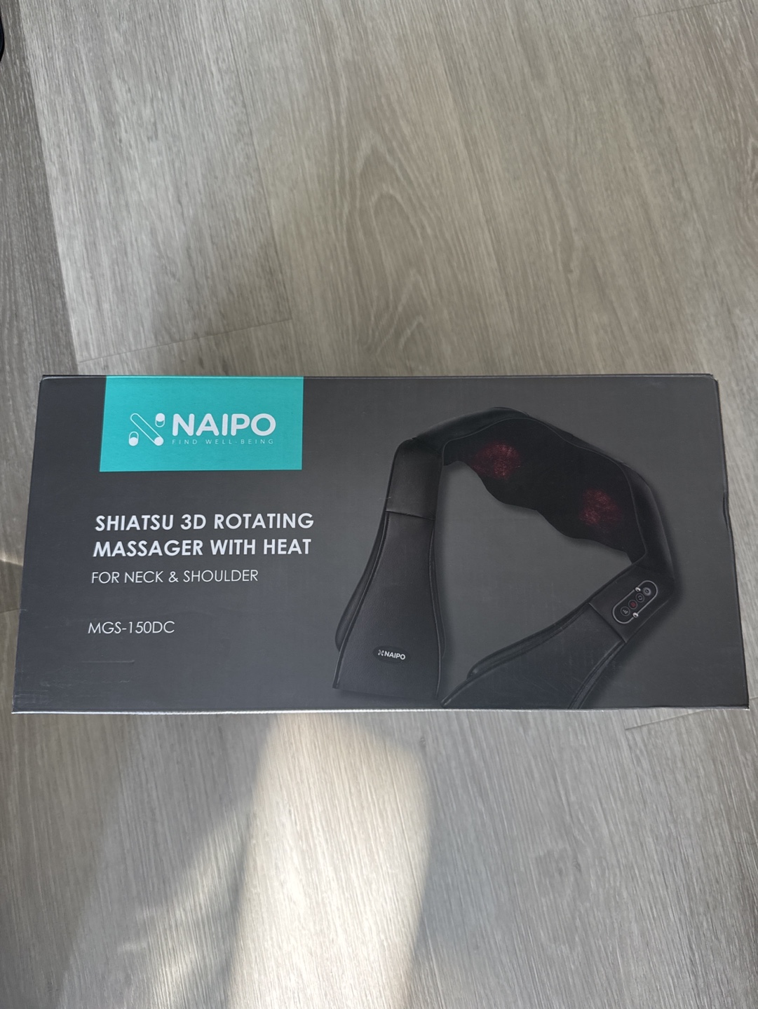 Naipo Shiatsu 3D Rotating Massager with Heat