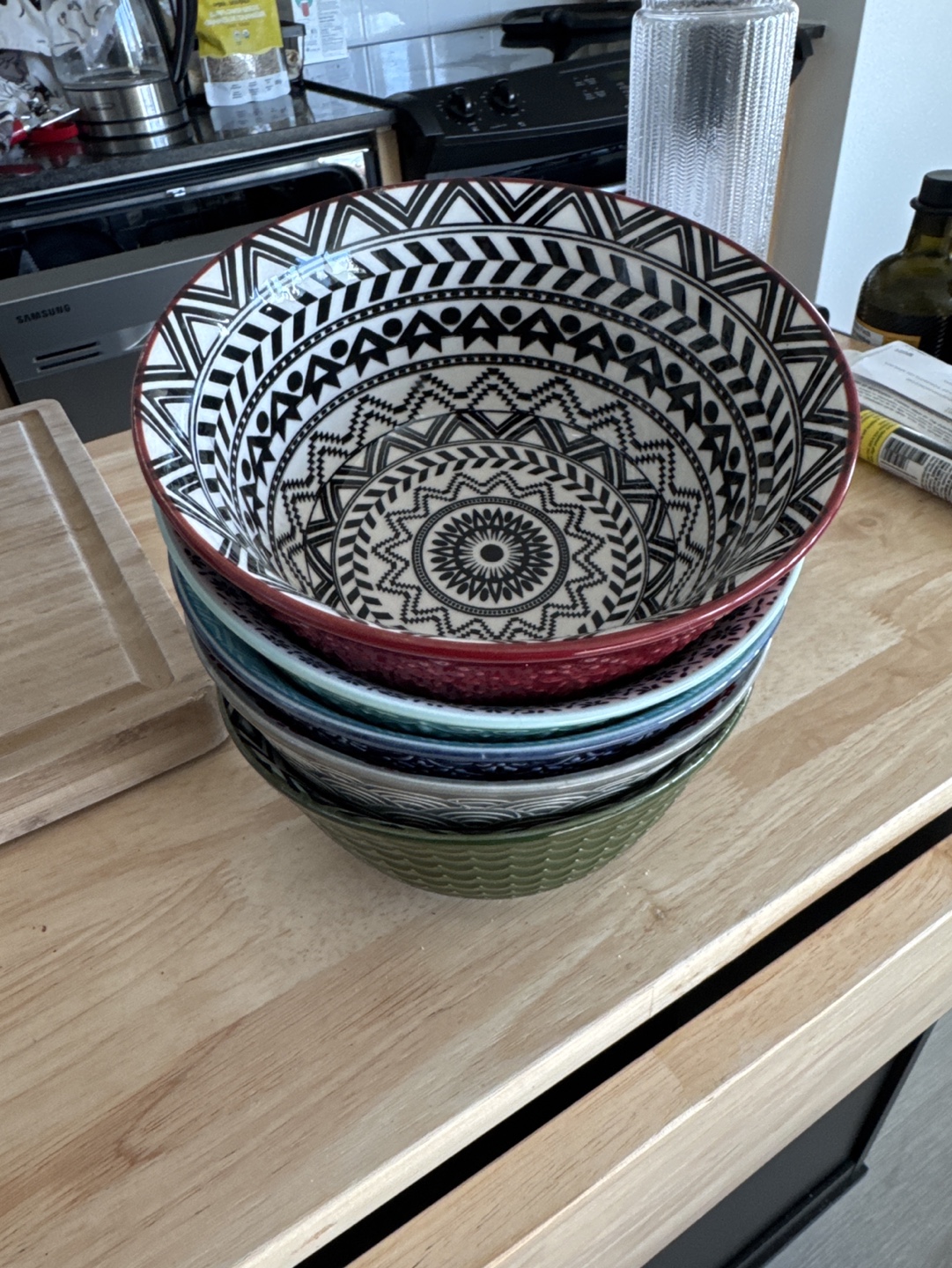 Set of Six Decorative Bowls