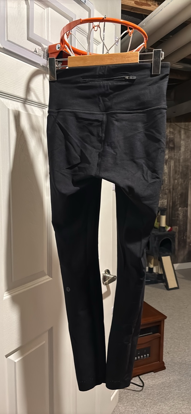 Lululemon Black Fast and Free Leggings - Size 6 - photo 4
