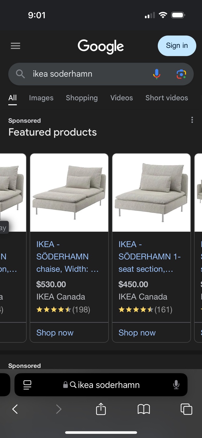 IKEA Söderhamn Sectional Sofa - photo 3