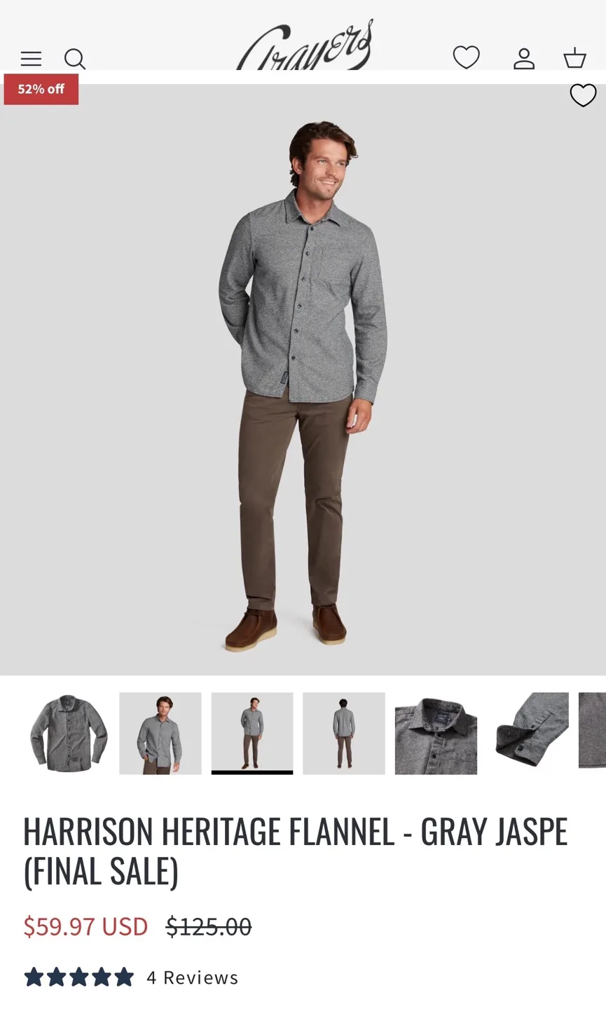 Grayers Harrison Heritage Flannel Shirt thumbnail