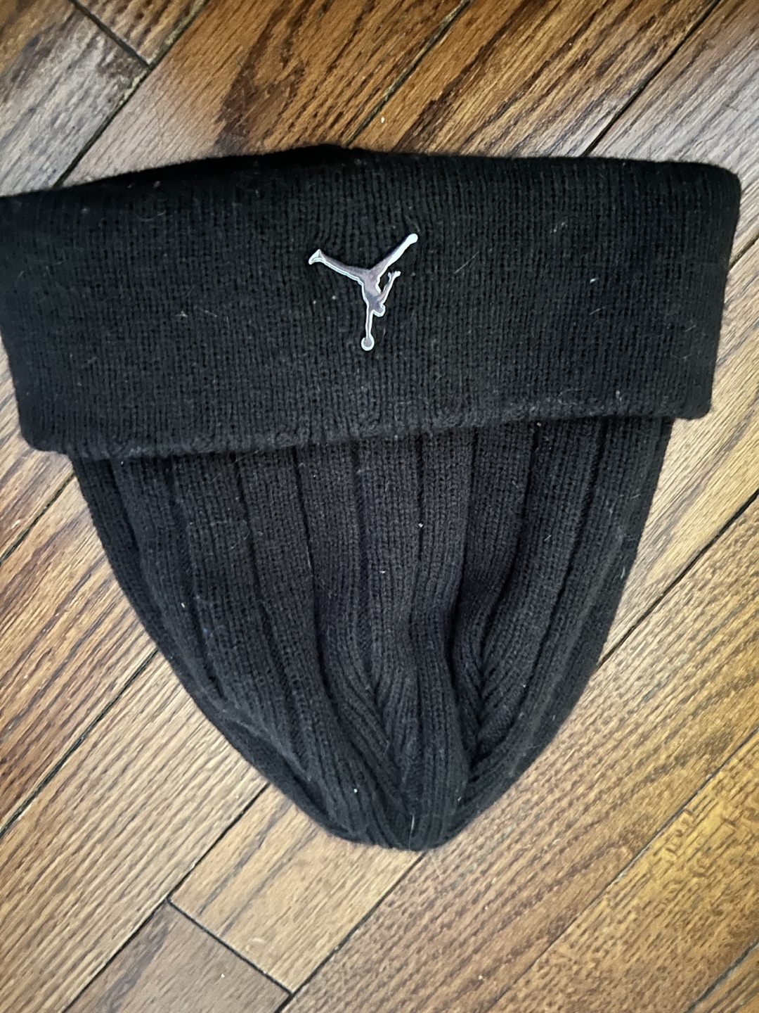 Jordan Brand Black Knit Beanie