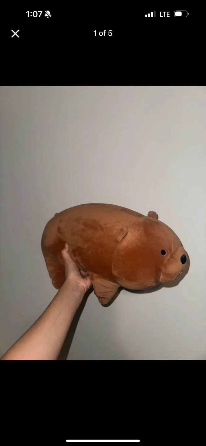 We Bare Bears Plush Pillow Set thumbnail
