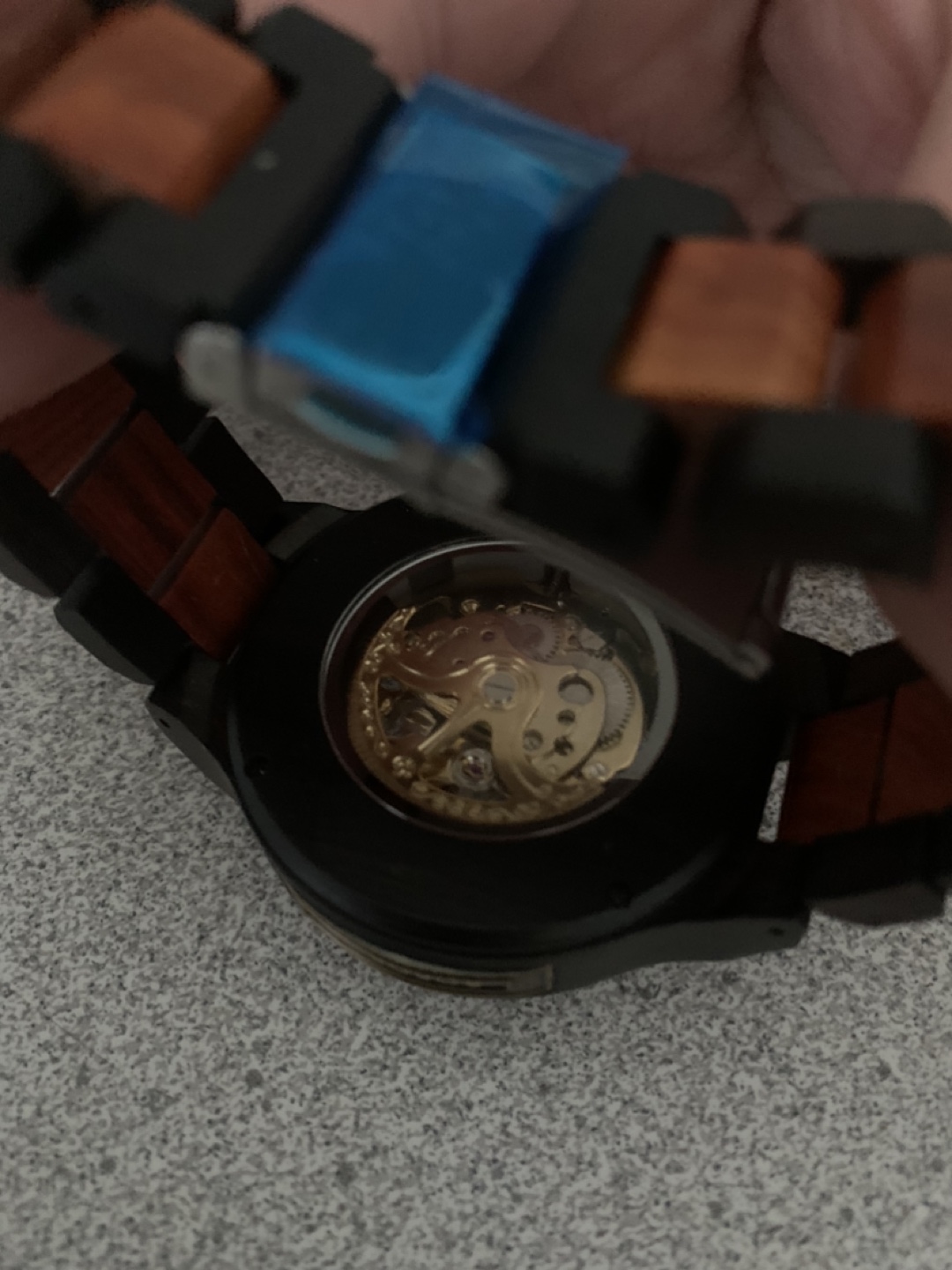 BOBO BIRD Wooden Automatic Watch with Box and Beads - photo 3