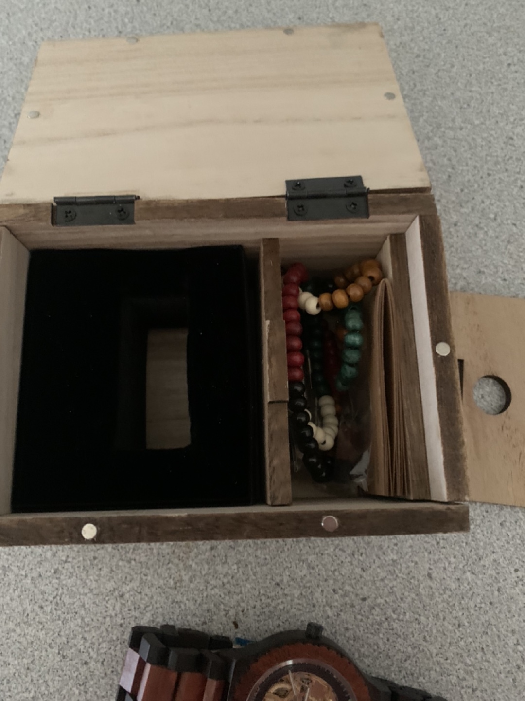 BOBO BIRD Wooden Automatic Watch with Box and Beads - photo 5