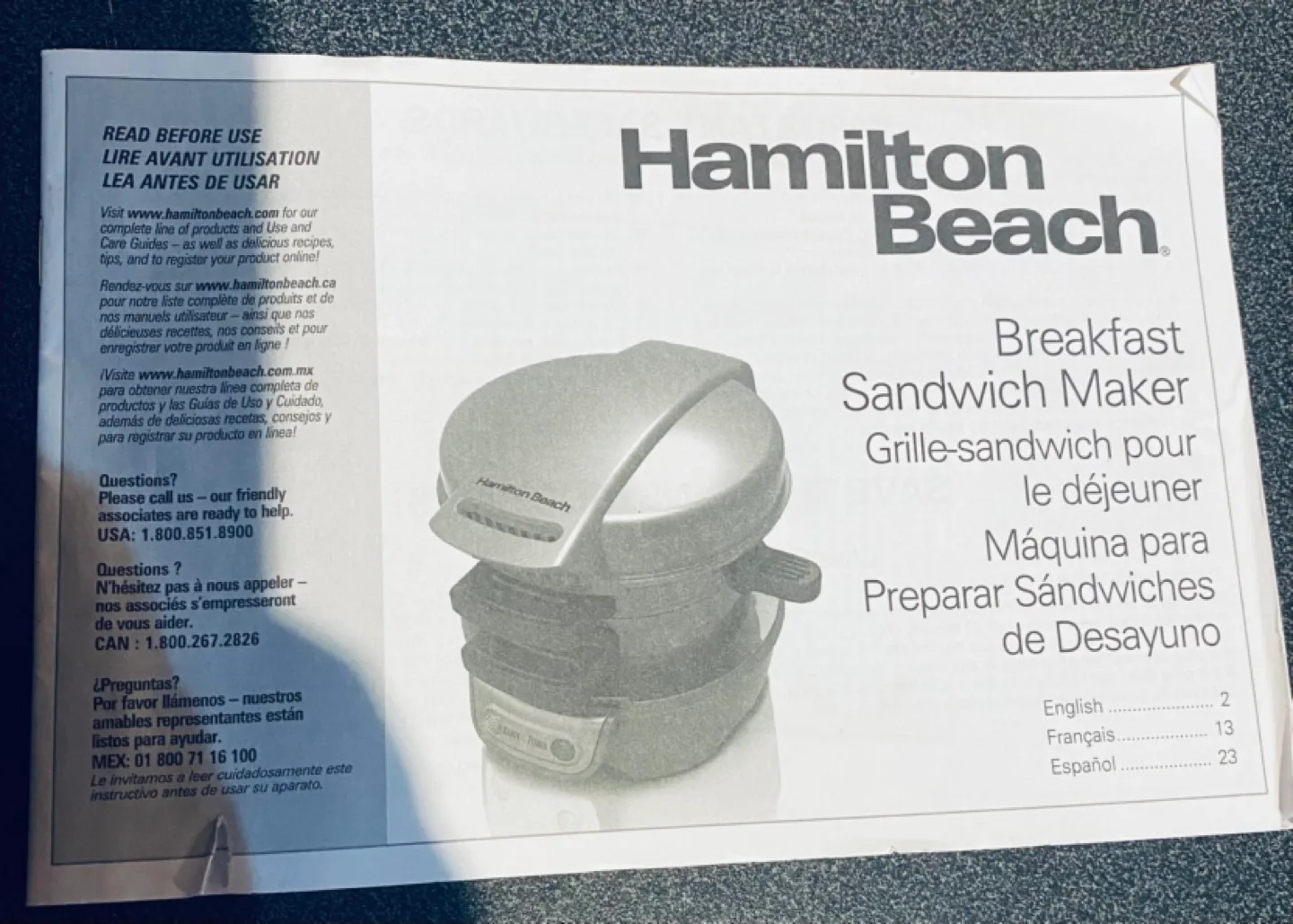 Hamilton Beach Breakfast Sandwich Maker - Red image indicator(10)