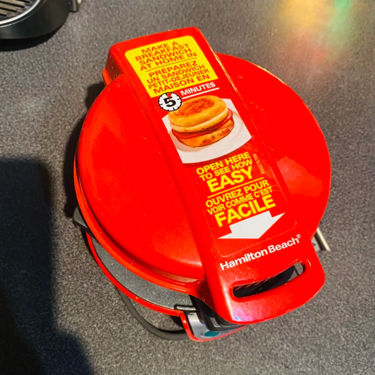 Hamilton Beach Breakfast Sandwich Maker - Red image indicator(7)