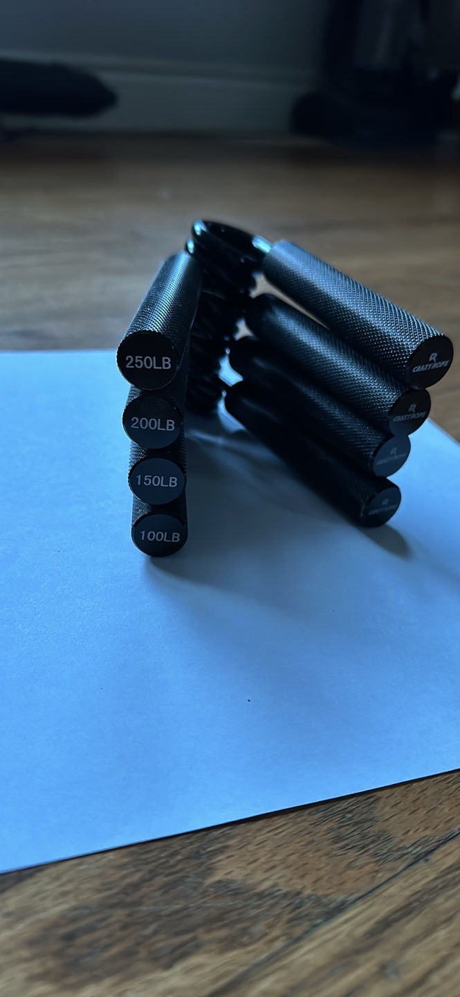 4x Strength Training Hand Grippers - 100LB, 150LB, 200LB, 250LB