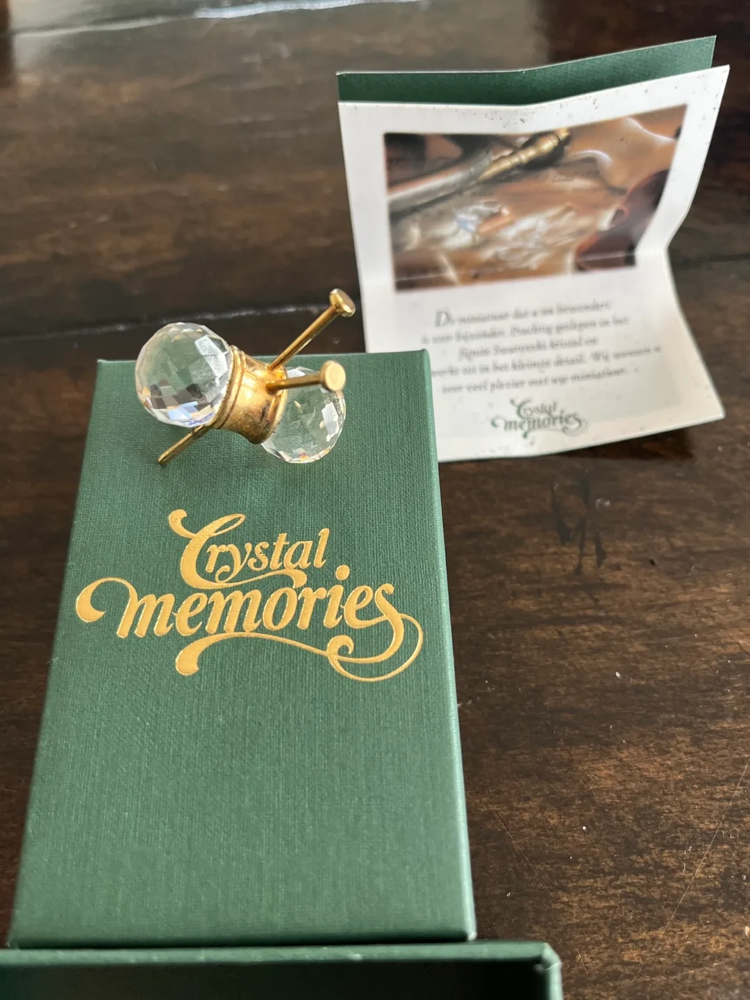 Crystal Memories Miniature Knitting Figurine image indicator(2)