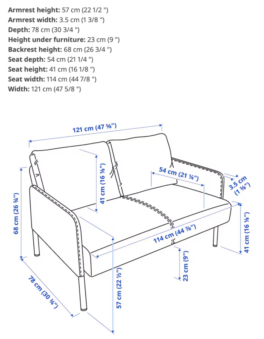 IKEA Glostad Sofa - photo 3
