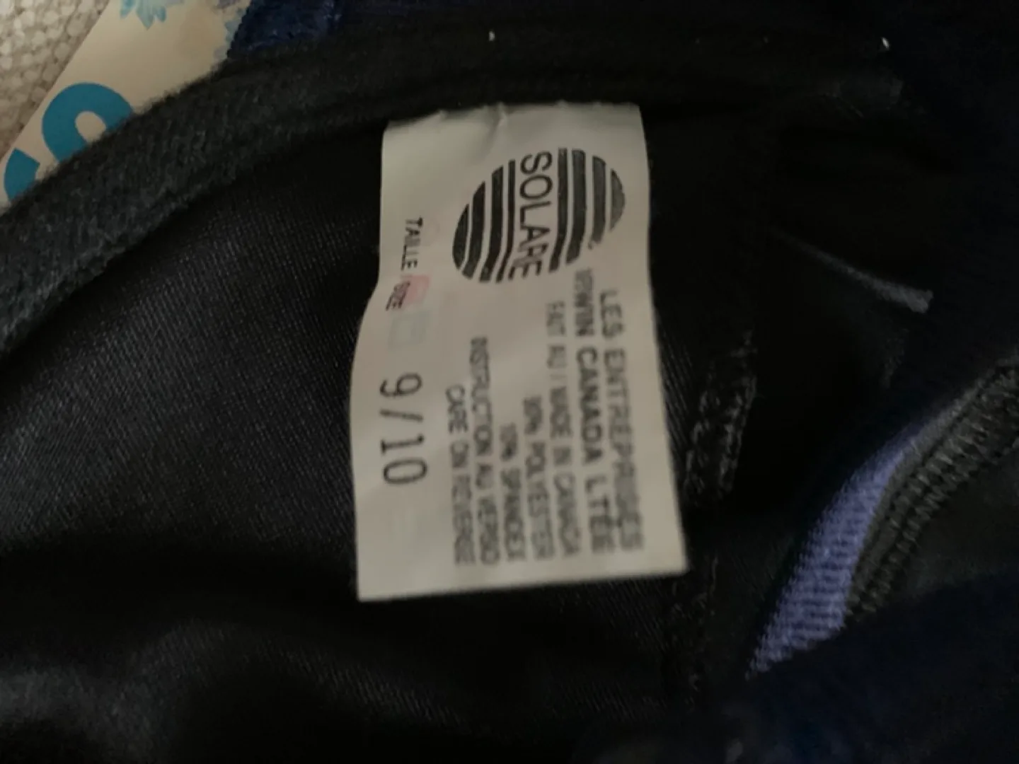 Brand new navy blue bikini top size 9/10 image indicator(2)