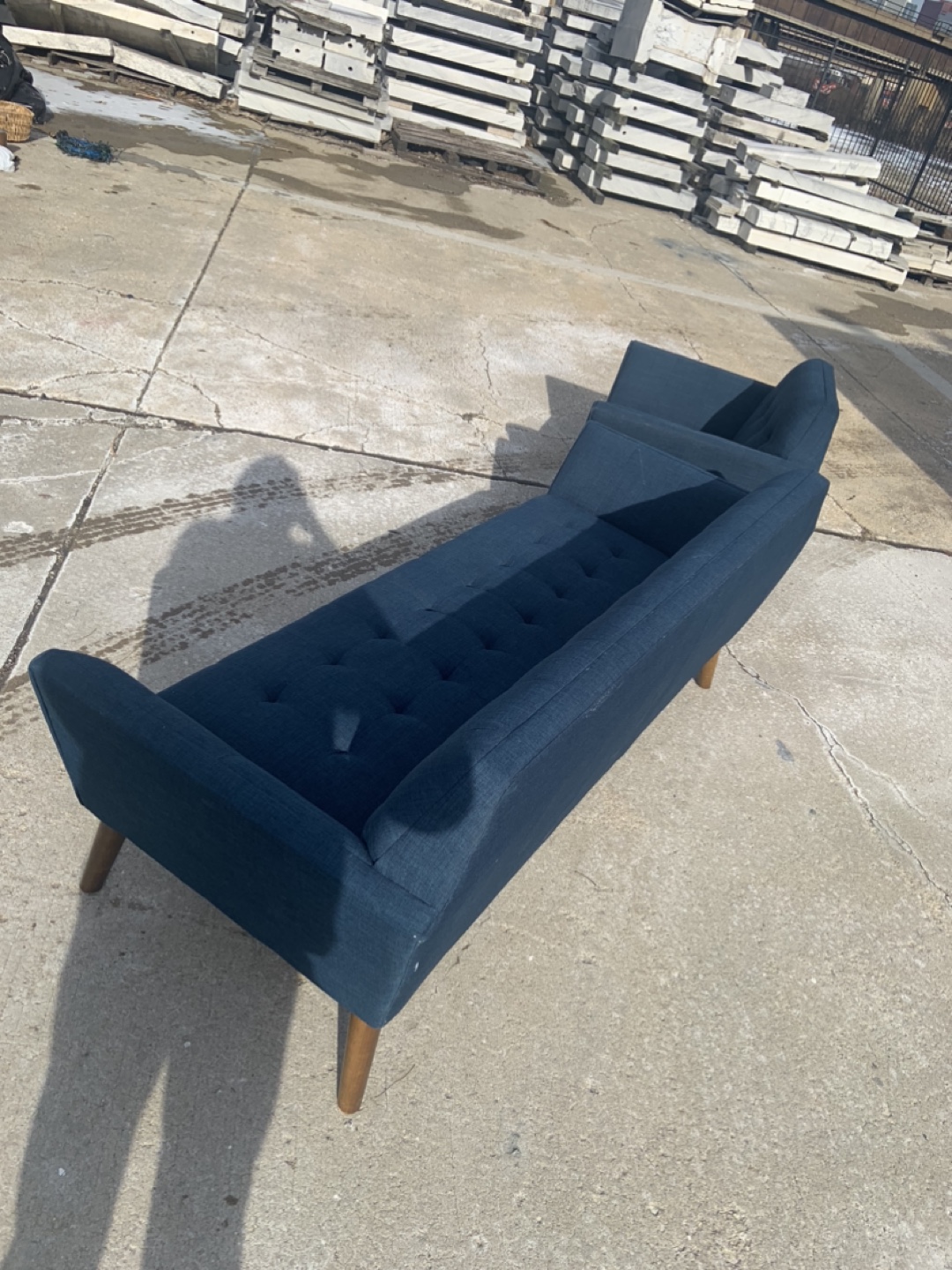 Mid Century Modern Sofa and Chair Set - photo 2
