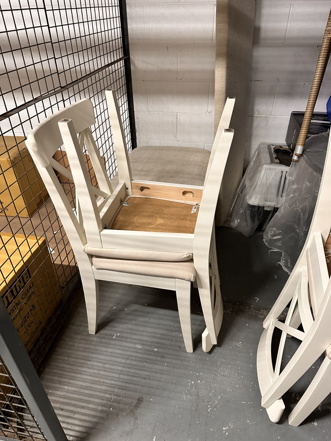 White Dining Chairs - Set of 4 - photo 4