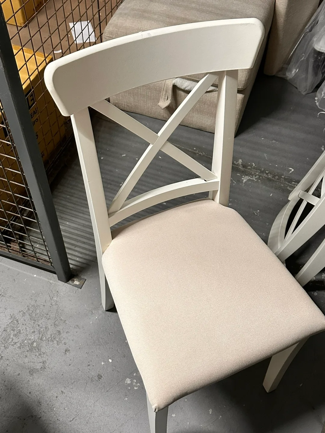 White Dining Chairs - Set of 4 thumbnail