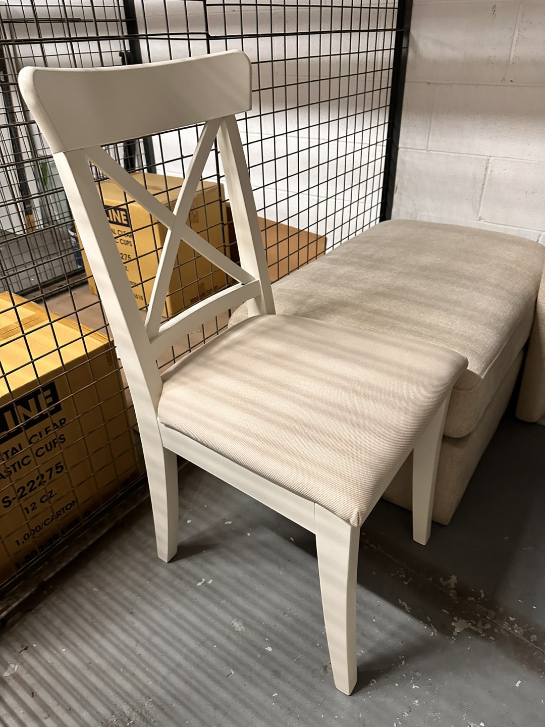 White Dining Chairs - Set of 4 - photo 5