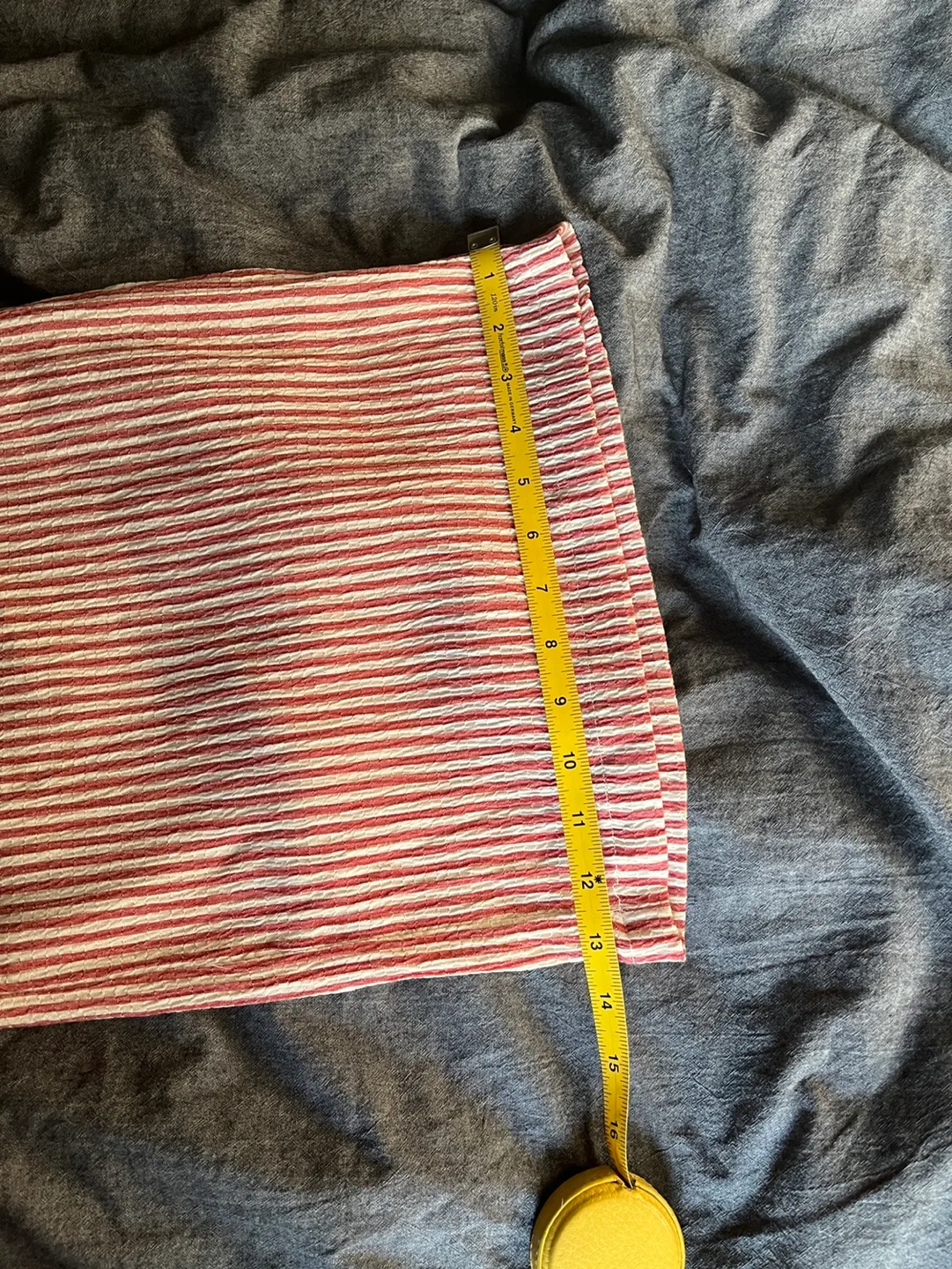 Red and White Striped Wide Leg Pants image indicator(5)