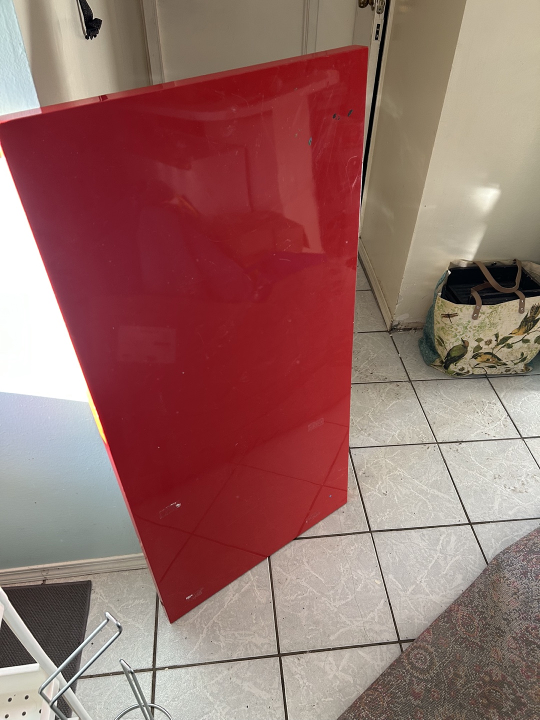 Ikea Red Folding Table Top