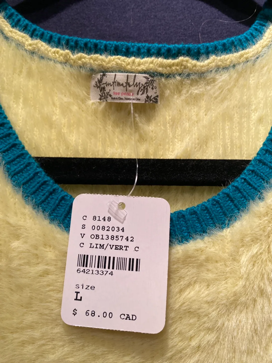 Free People Fuzzy Short-Sleeve Sweater - Large image indicator(2)