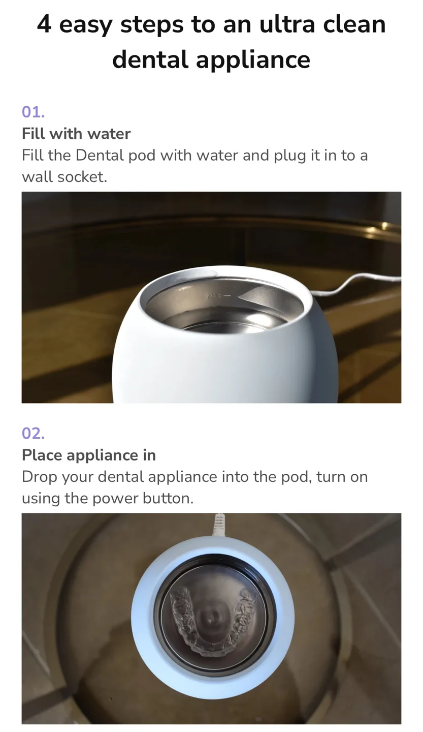 (100% Brand New) Dental Pod Pro Ultrasonic Cleaner image indicator(6)