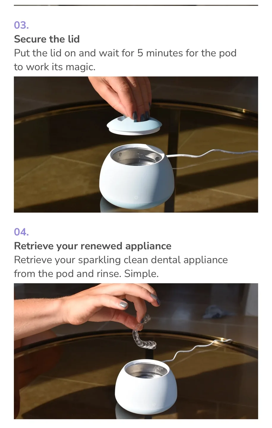 (100% Brand New) Dental Pod Pro Ultrasonic Cleaner image indicator(7)