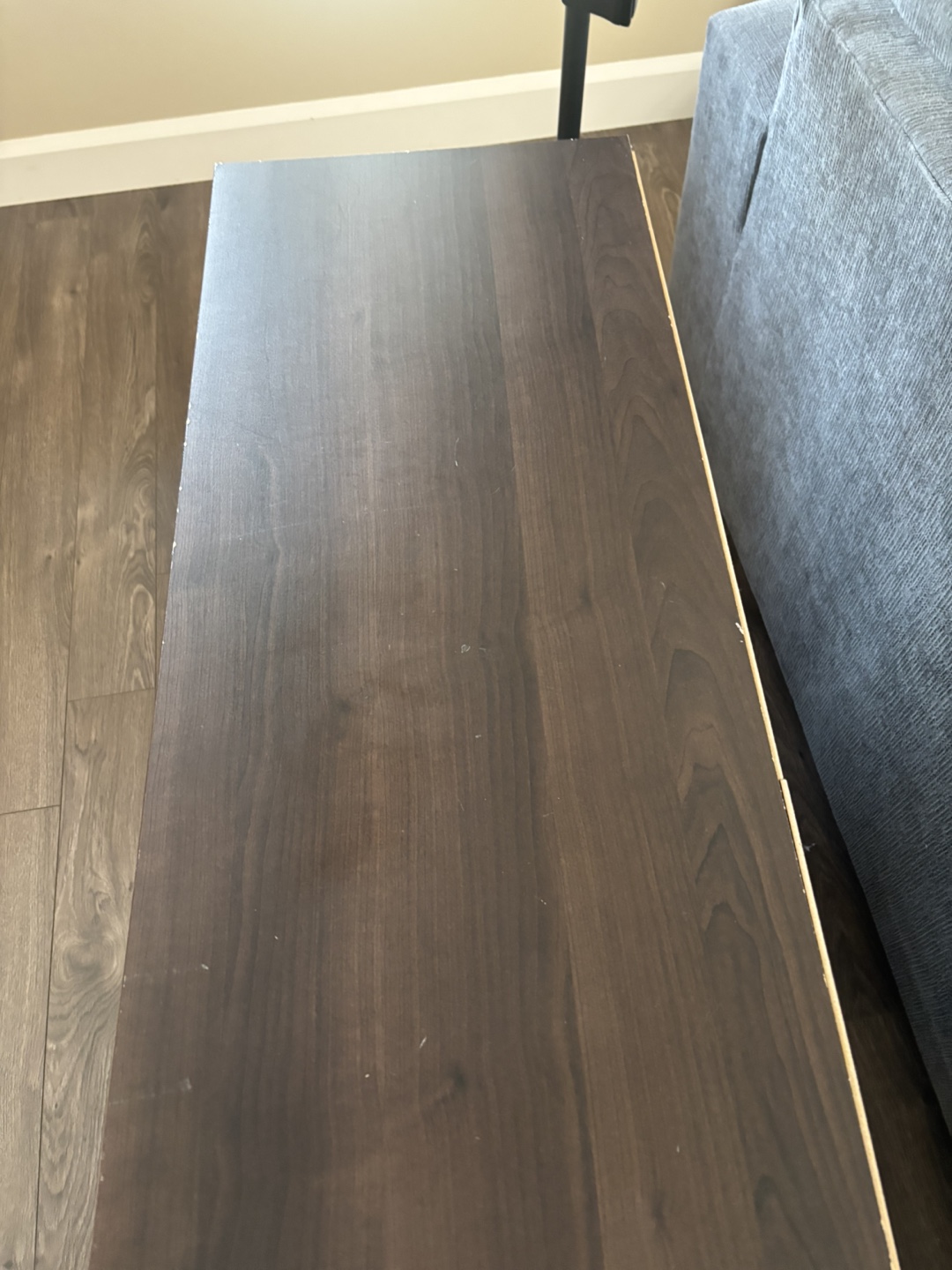 Dark Brown Bookcase with Two Shelves - photo 5