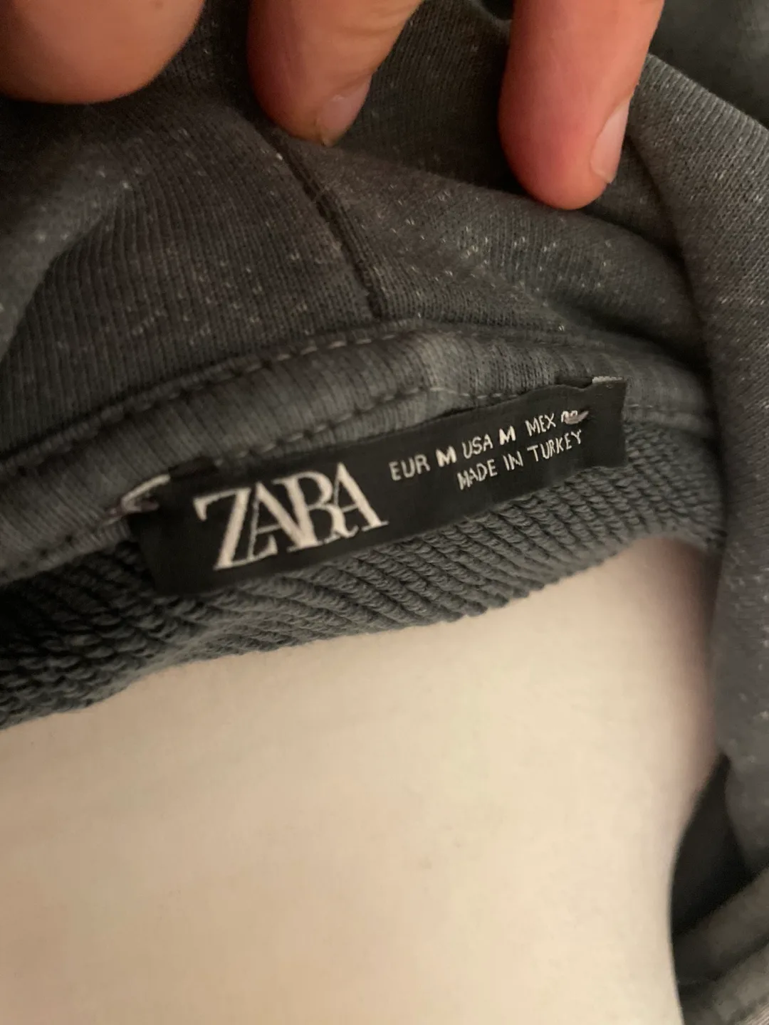 Grey Zara Hoodie image indicator(4)