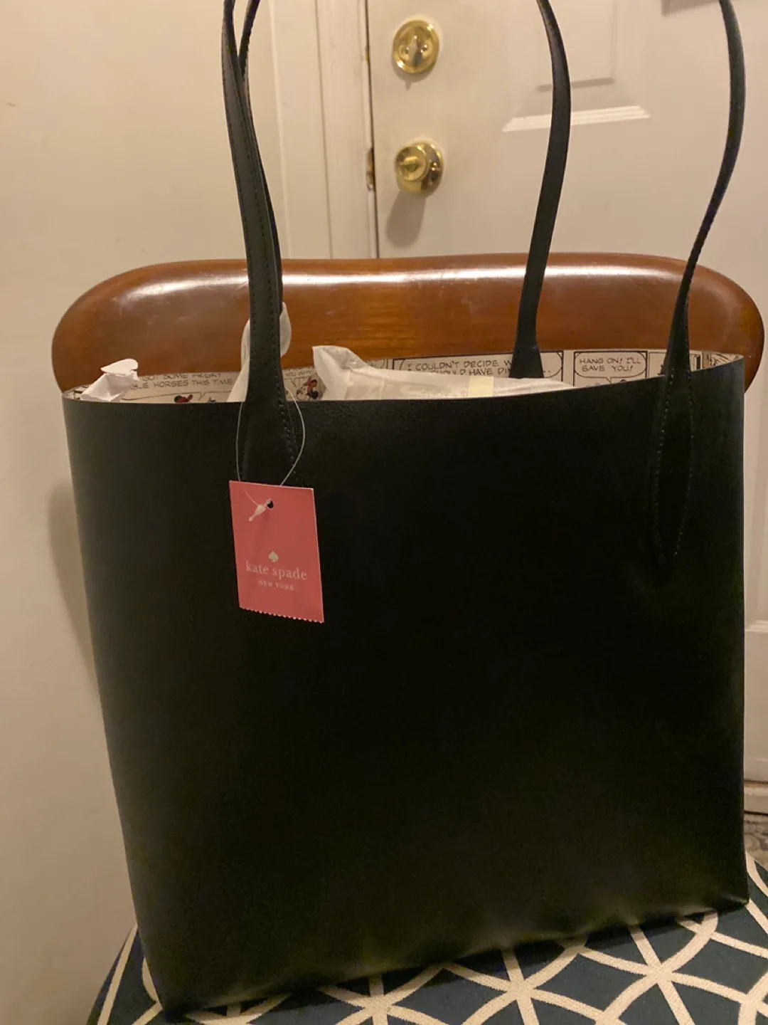 Disney X Kate Spade Reversable Minnie Mouse Tote with Wristlet image indicator(3)