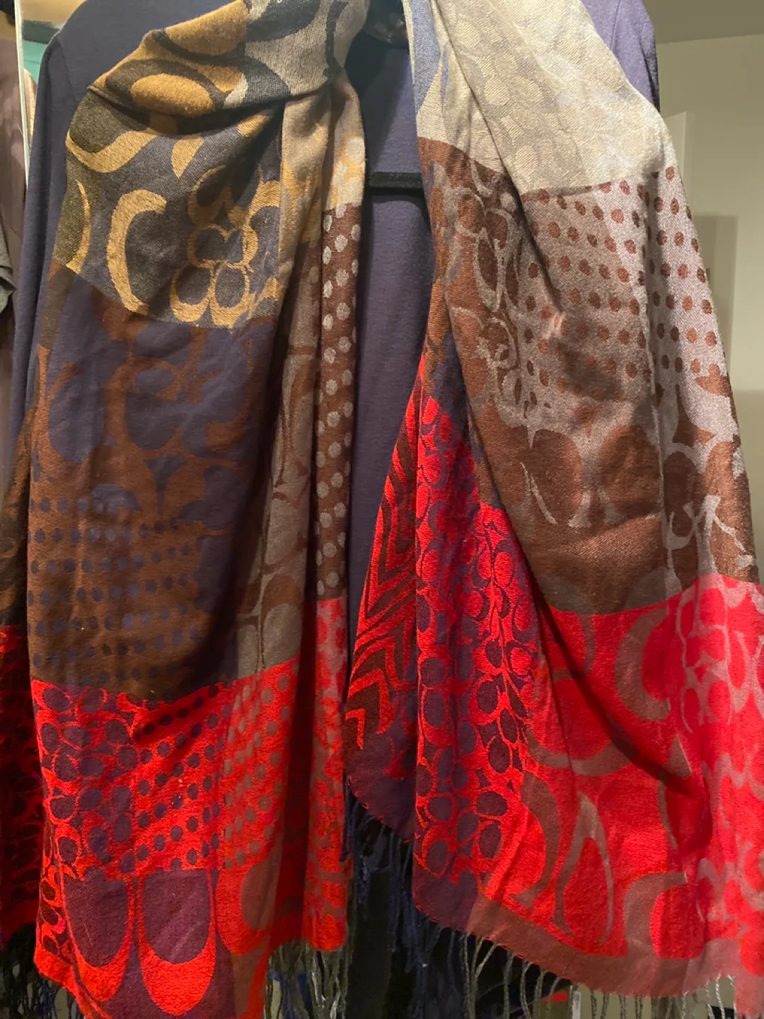 Coach Patchwork Scarf thumbnail