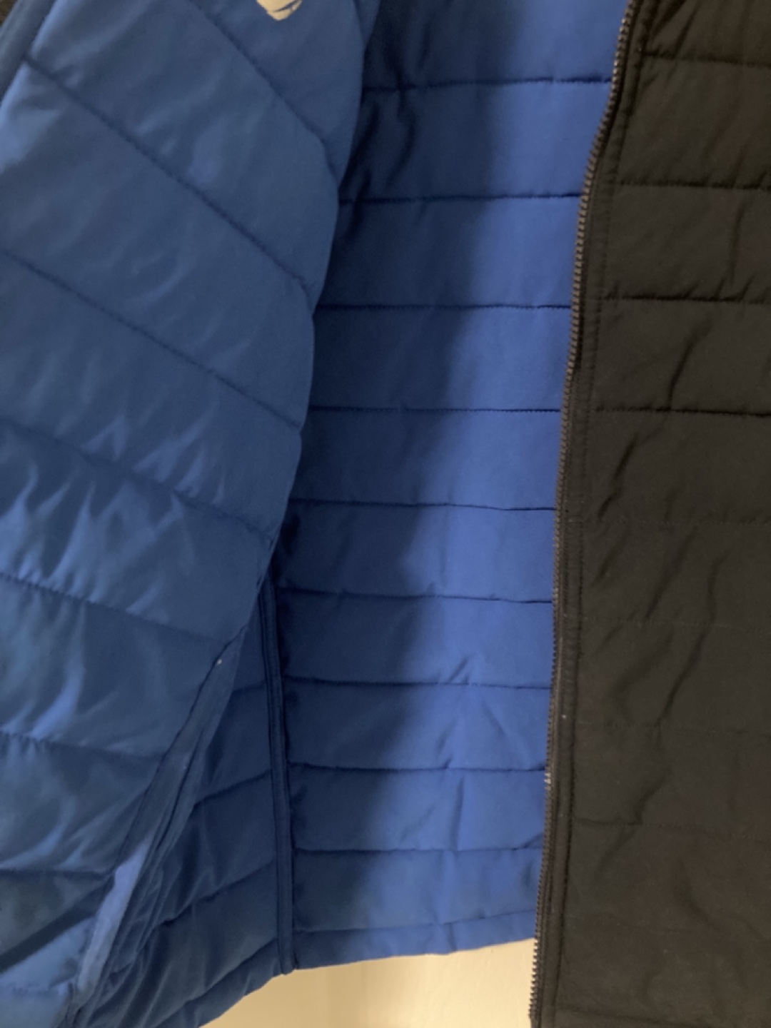 Reversible Navy Blue Puffer Jacket - photo 2