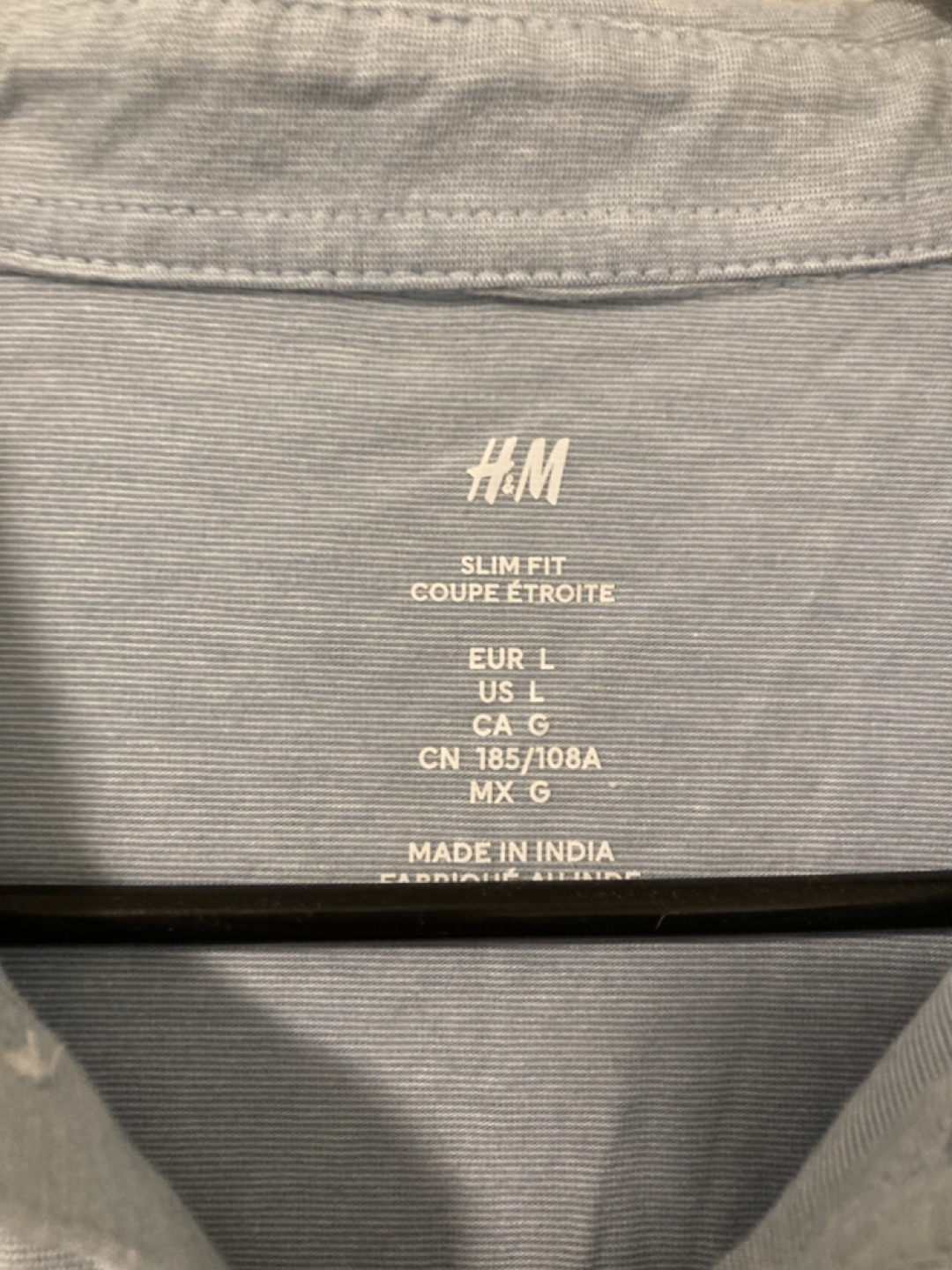 Light Blue Polo Shirt - Size L - photo 2