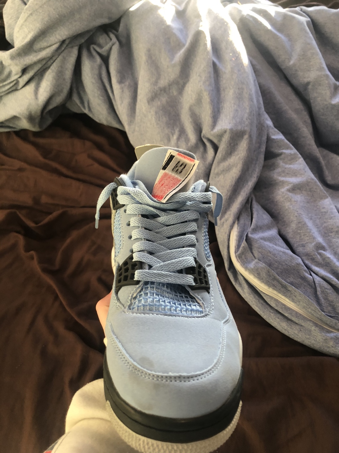 Air Jordan 4 university blue - photo 4