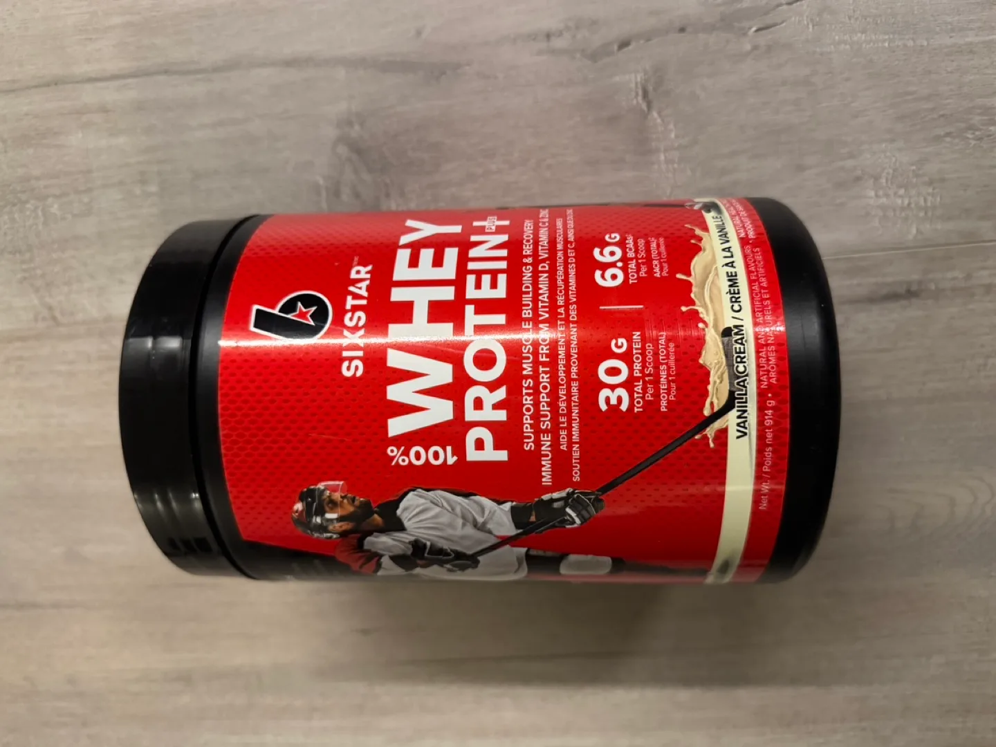 Six Star 100% Whey Protein+ Vanilla Cream 914g thumbnail