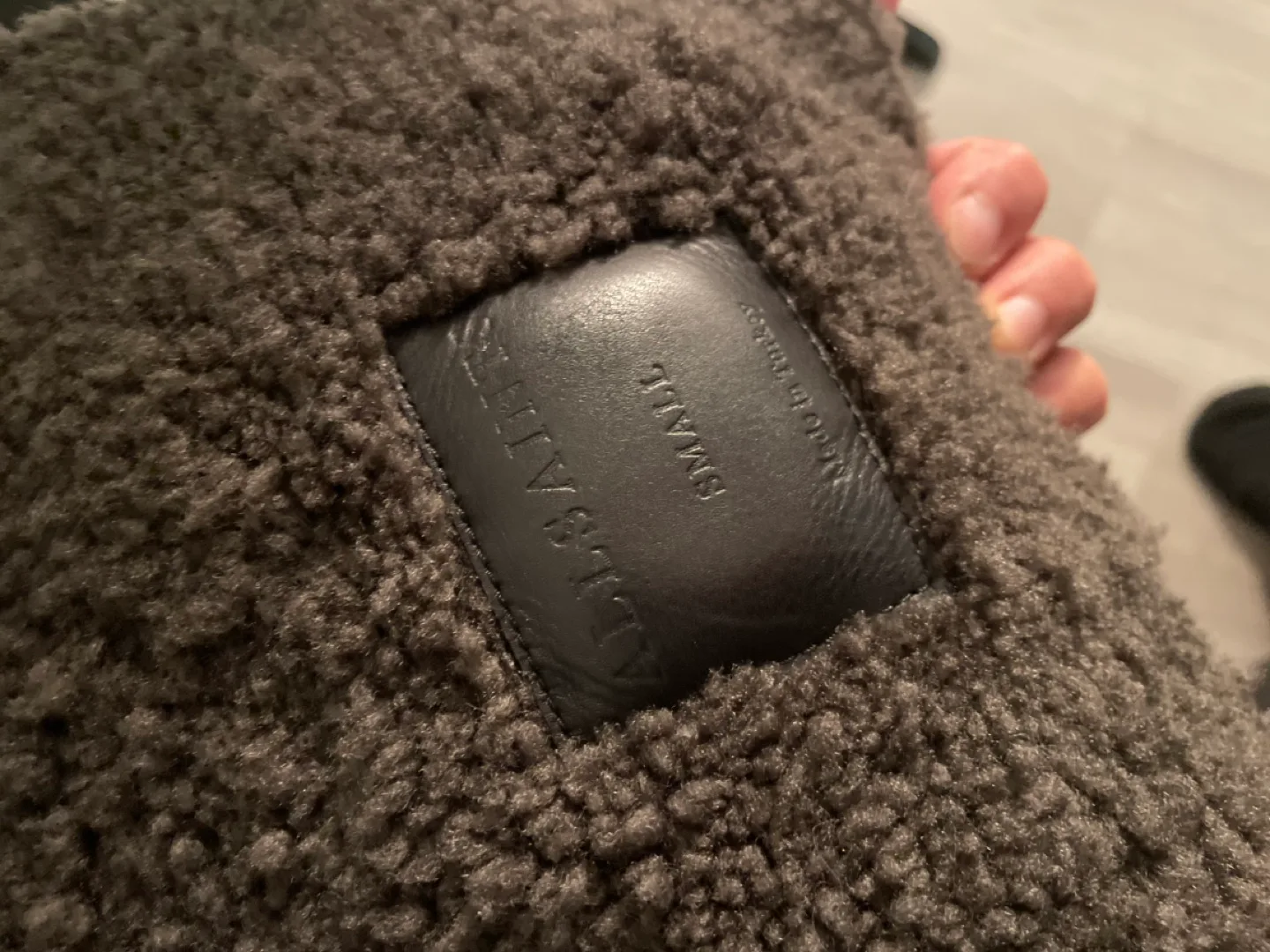 Allstaints Black Sheepskin Hooded Coat image indicator(9)